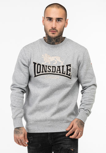 Lonsdale 117463 Lawins Sweatshirt Marl Grey