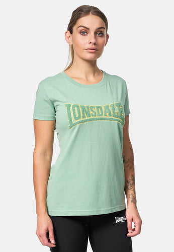 Lonsdale 117499 Ladies Aherla T-Shirt Grün