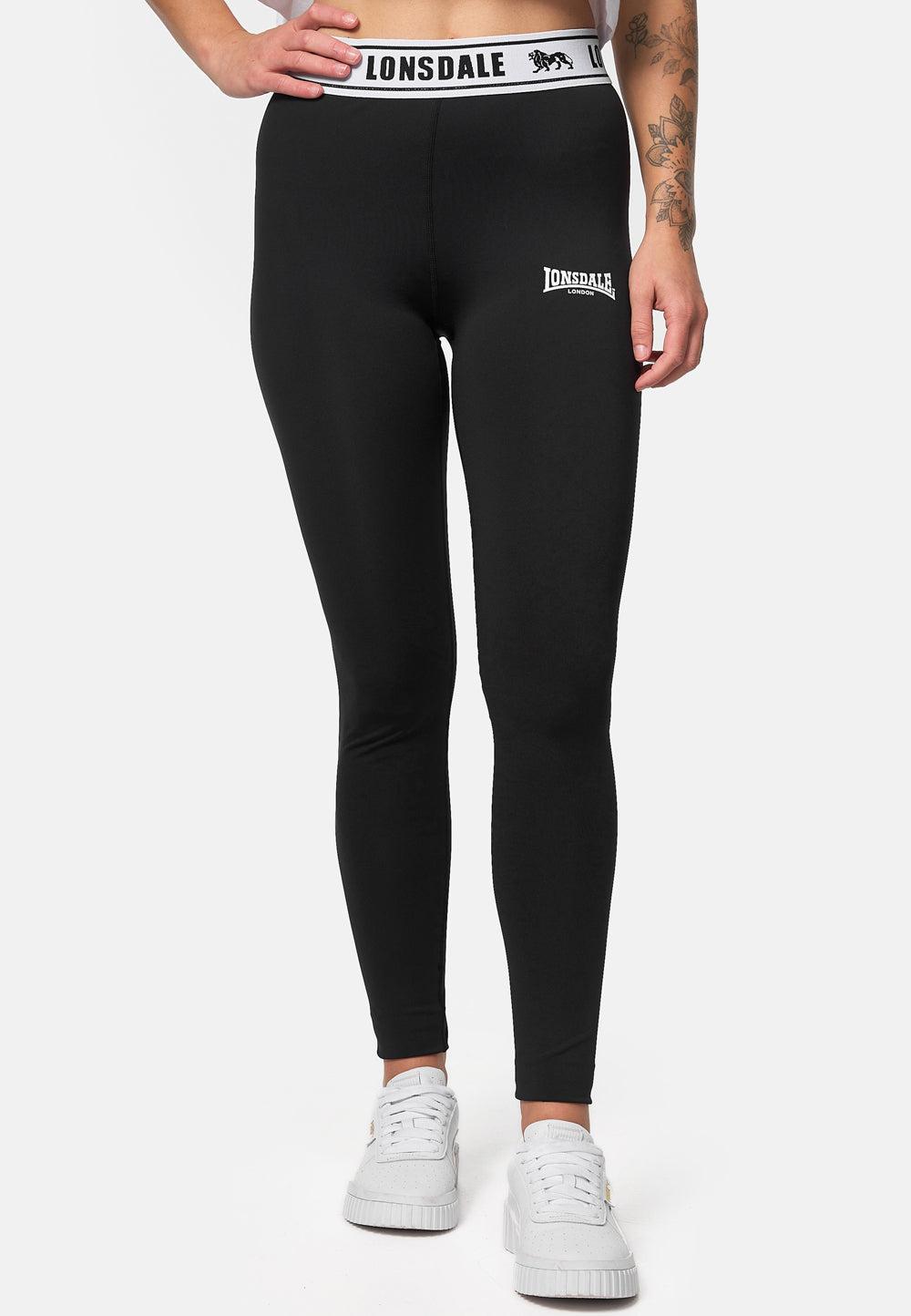 Lonsdale 117507 Ladies Ballingguine Leggins Schwarz