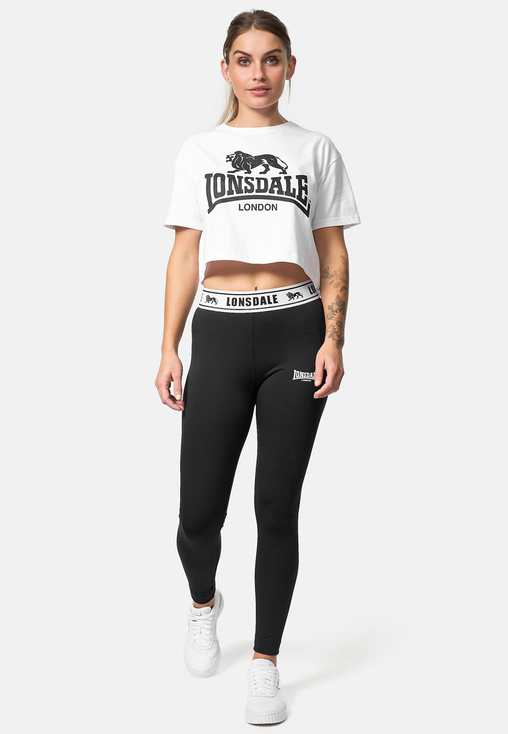 Lonsdale 117507 Ladies Ballingguine Leggins Schwarz