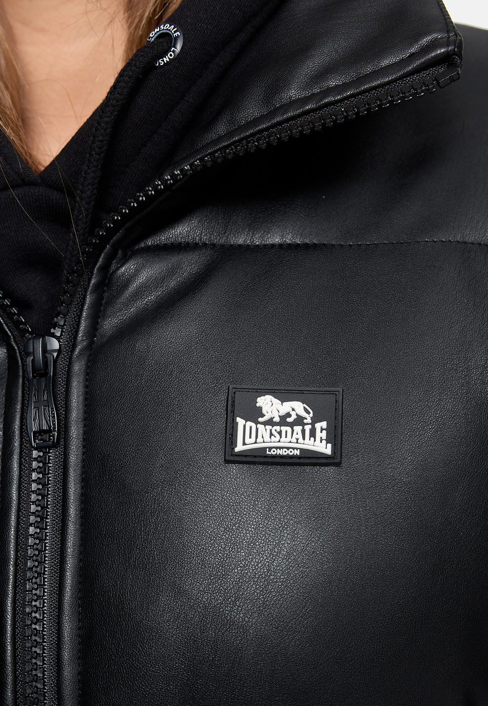 Lonsdale 117510 Ladies Hybreasal Jacke Schwarz
