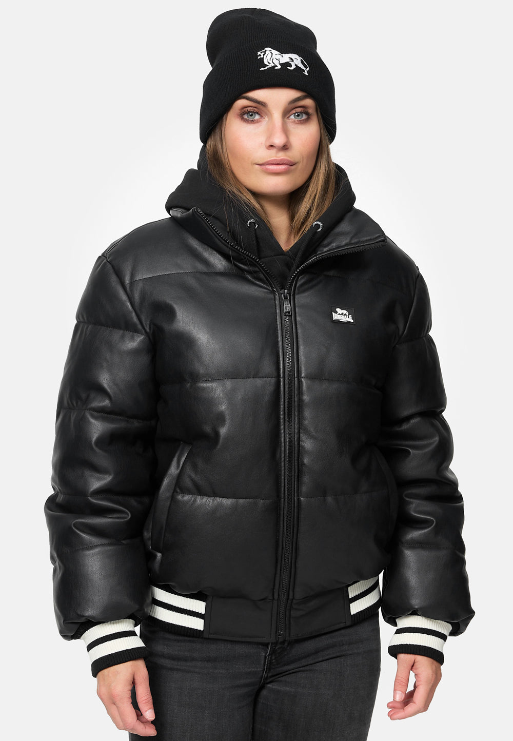 Lonsdale 117510 Ladies Hybreasal Jacke Schwarz