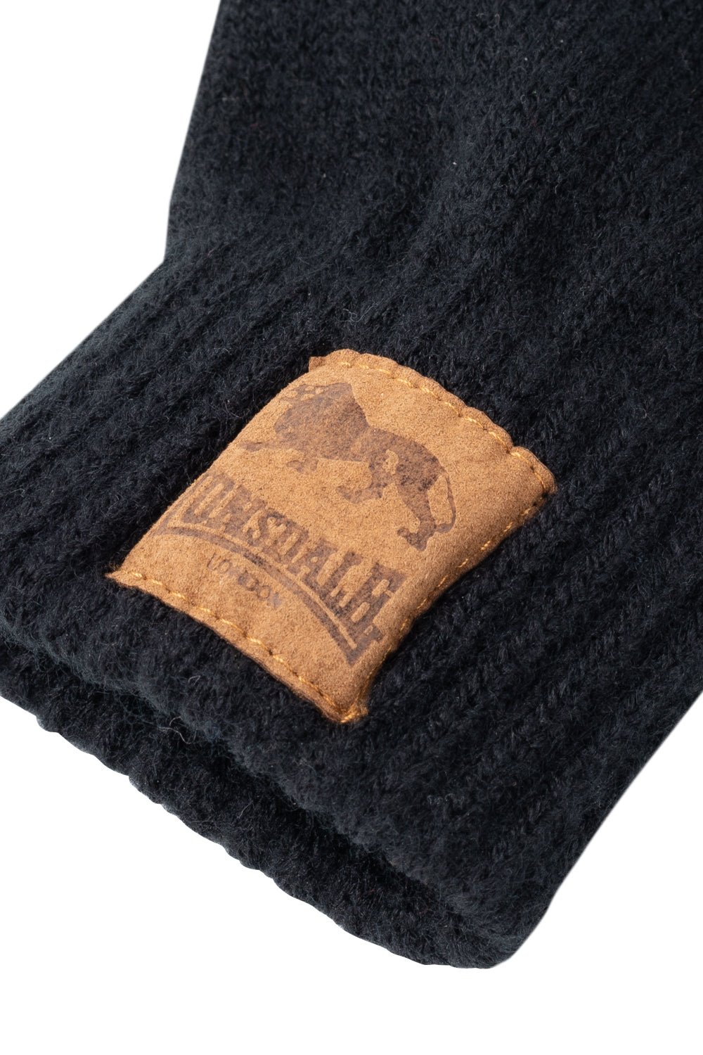 Lonsdale 117517 Deazley Unisex Set Mütze & Handschuhe Schwarz