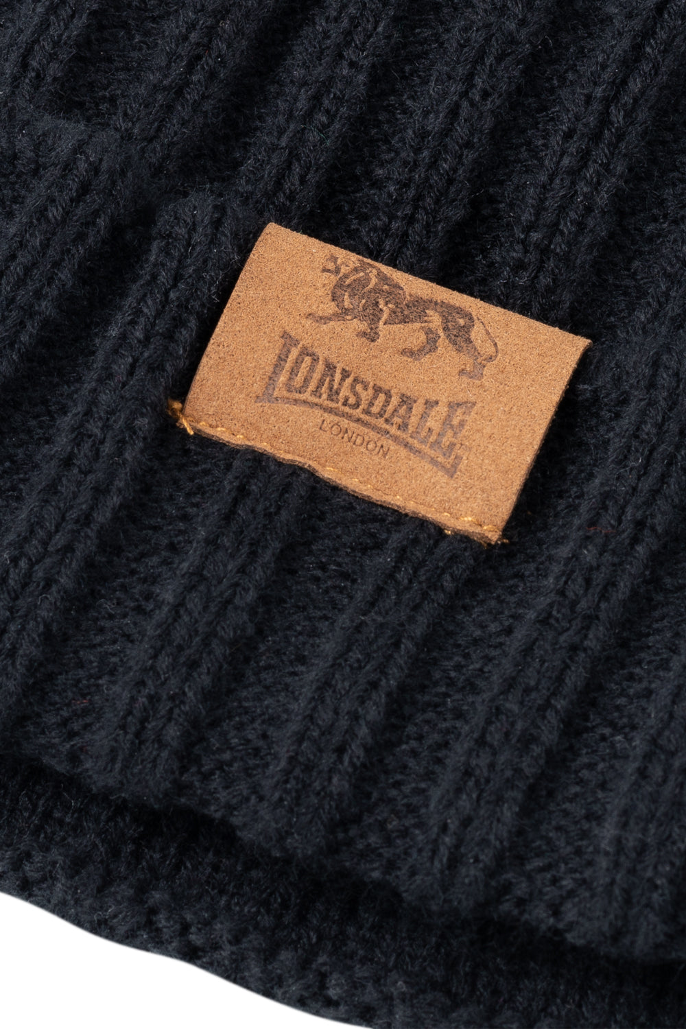 Lonsdale 117517 Deazley Unisex Set Mütze & Handschuhe Schwarz