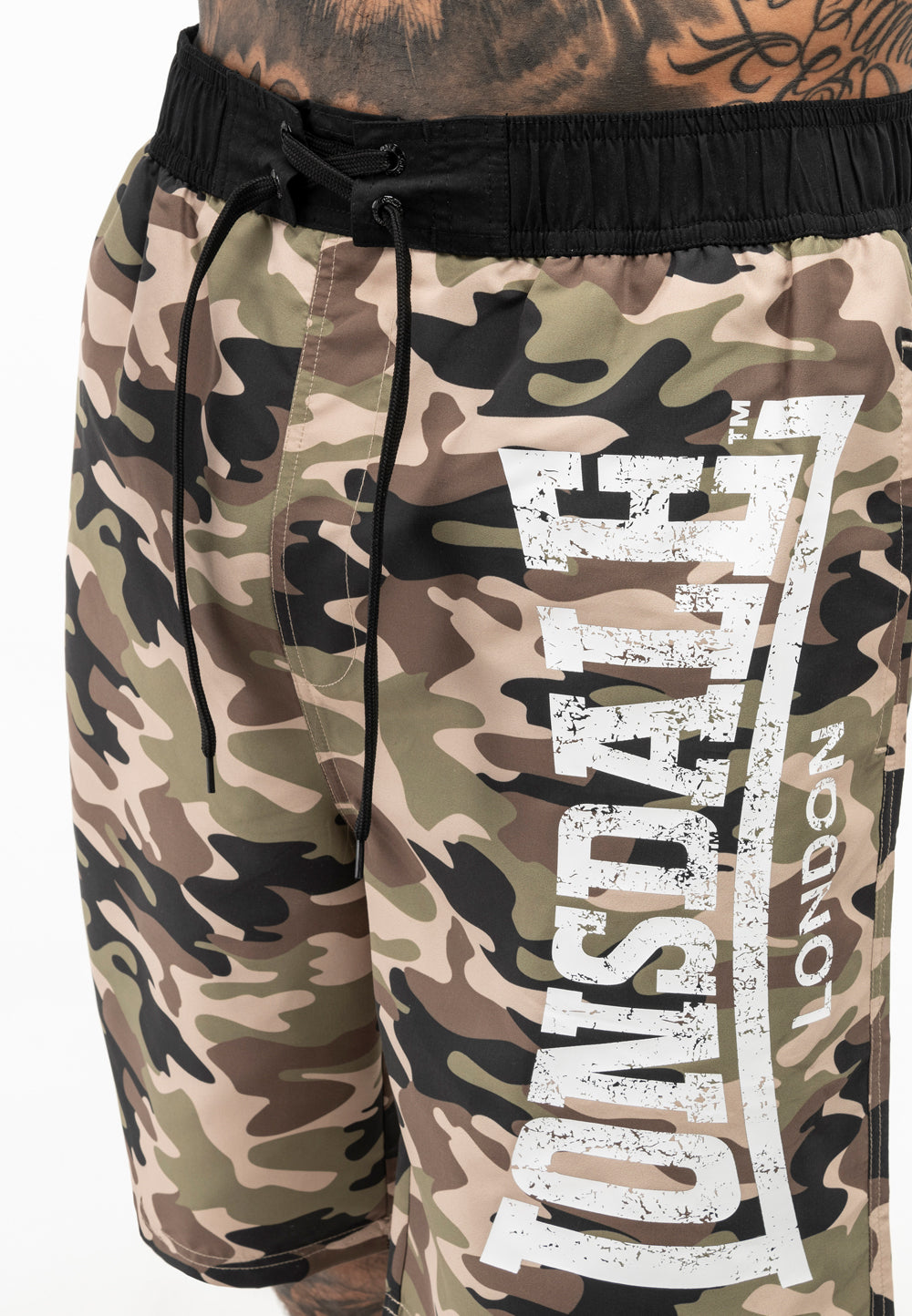 Lonsdale 117519 Ballymena Boardshort Camo Woodland