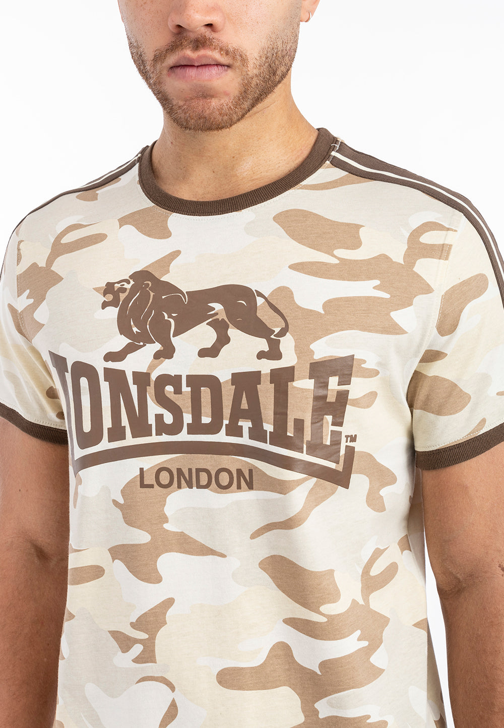 Lonsdale 117521 Gregneash T-Shirt - Camo Desert