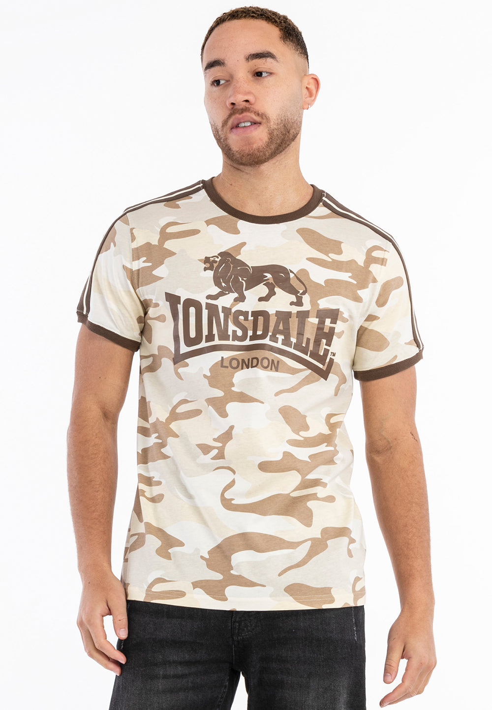 Lonsdale 117521 Gregneash T-Shirt - Camo Desert