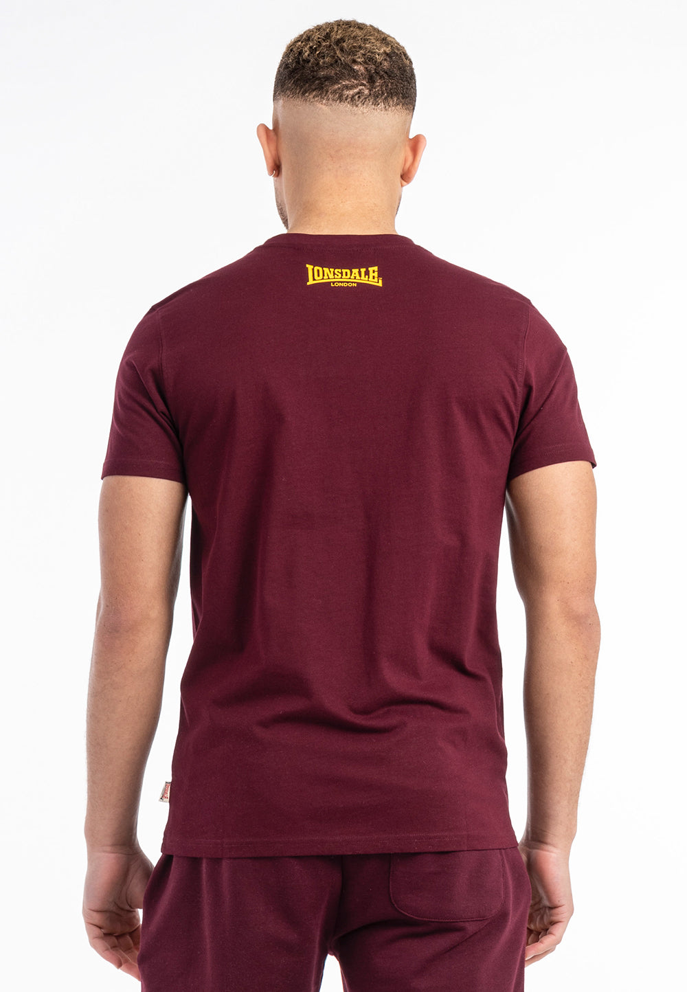 Lonsdale 117527 Gruting T-Shirt - Oxblood
