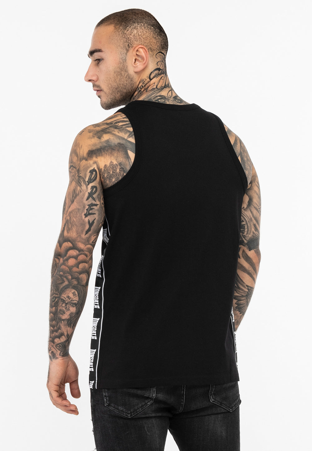 Lonsdale 117532 Clousta Singlet - Schwarz