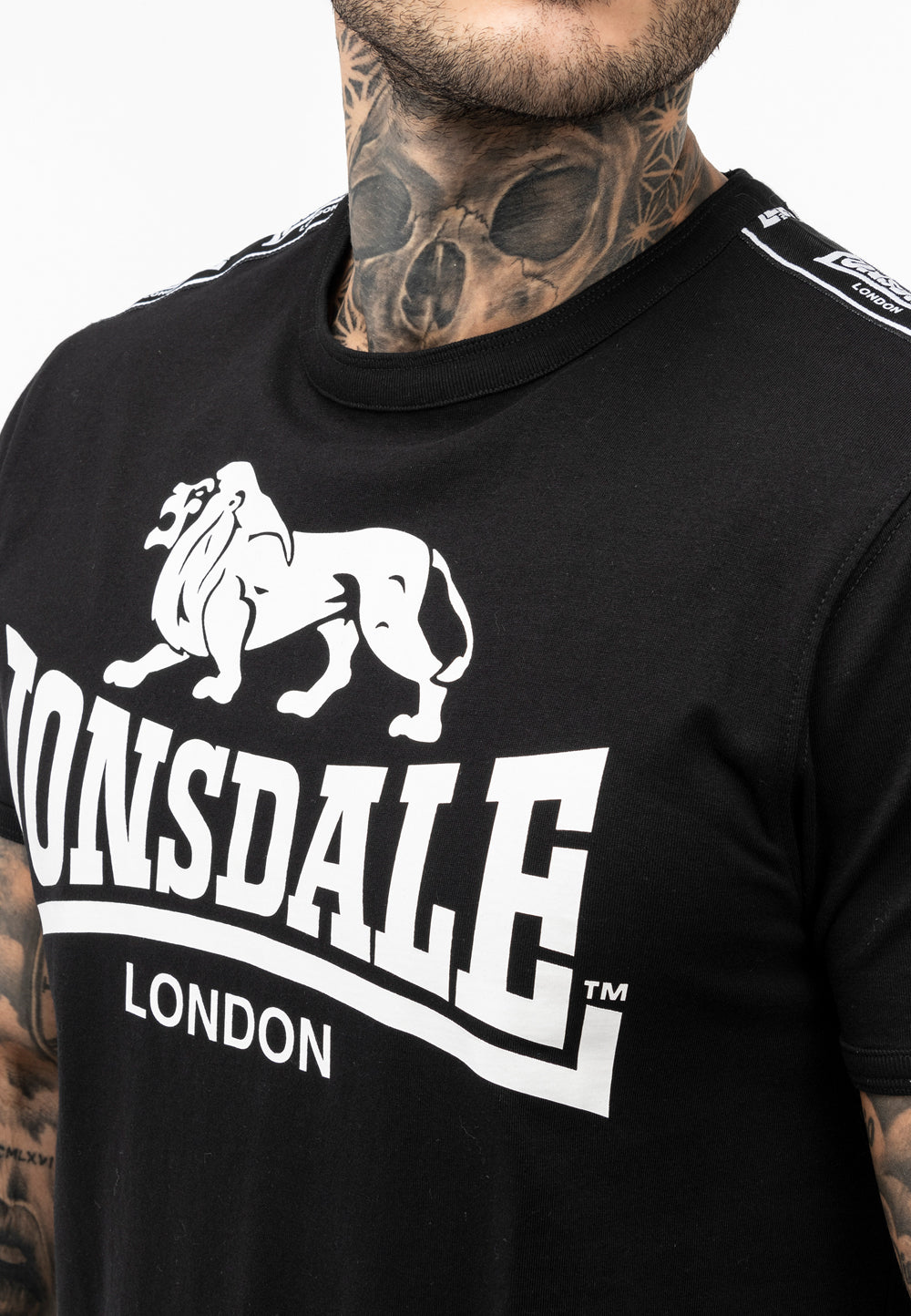 Lonsdale 117534 Stour T-Shirt - Schwarz