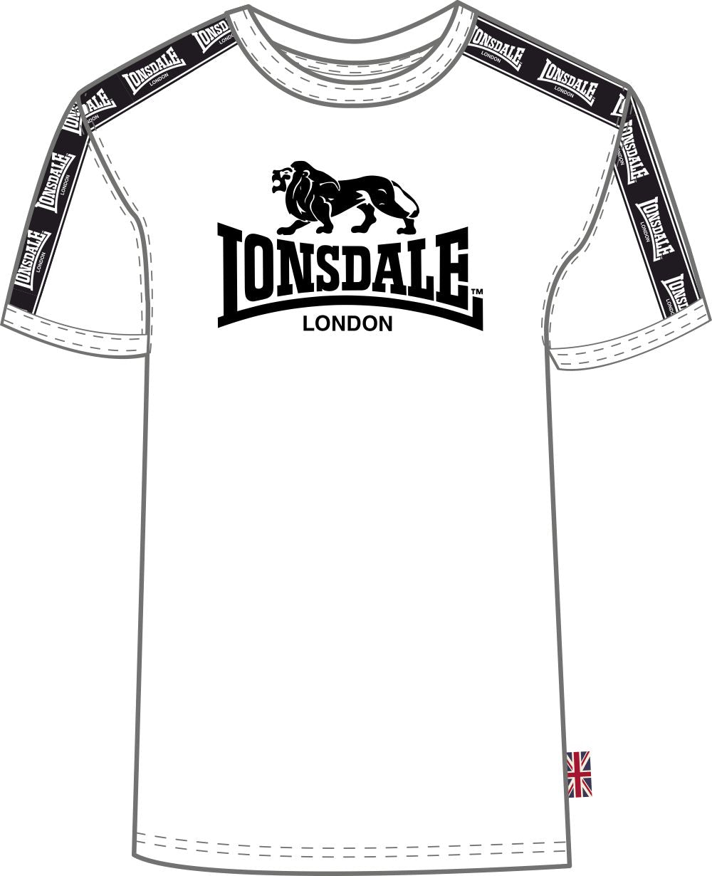 Lonsdale 117534 Stour T-Shirt - Weiss