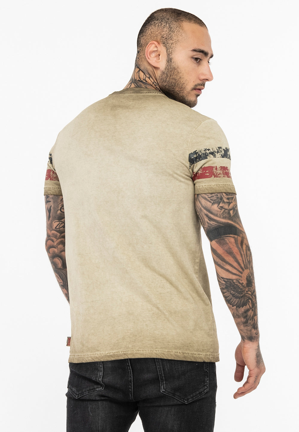 Lonsdale 117539 Skeld T-Shirt - Sand