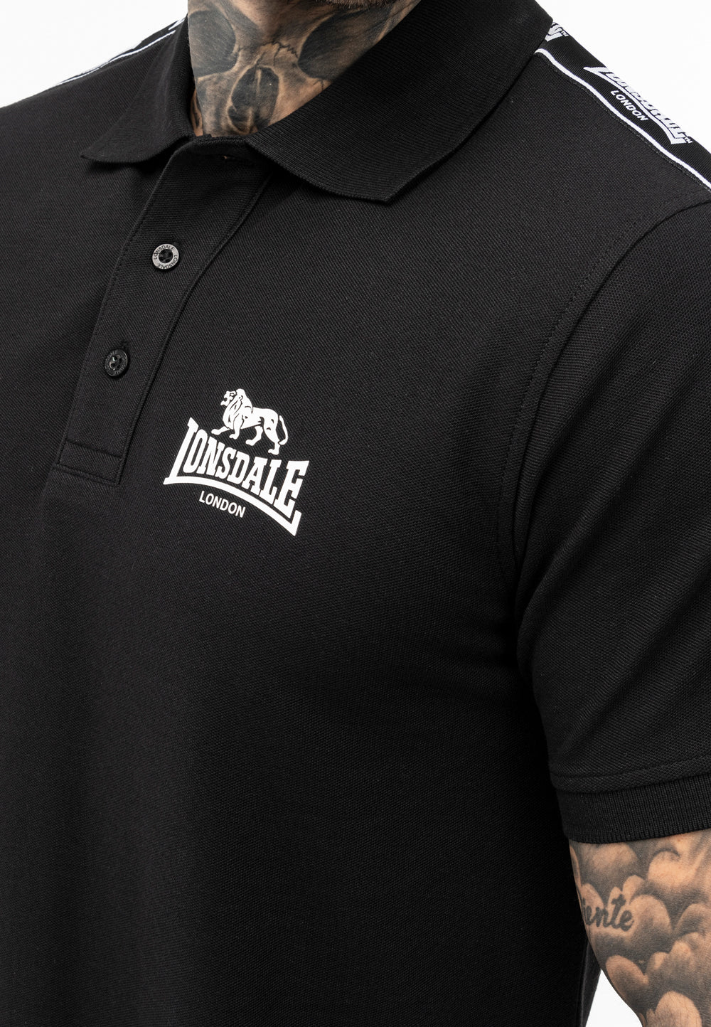 Lonsdale 117546 Setter Poloshirt - Schwarz
