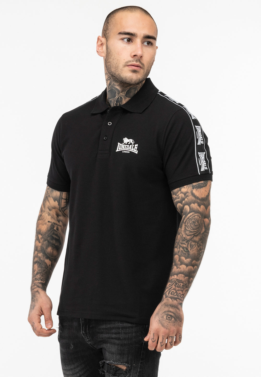 Lonsdale 117546 Setter Poloshirt - Schwarz