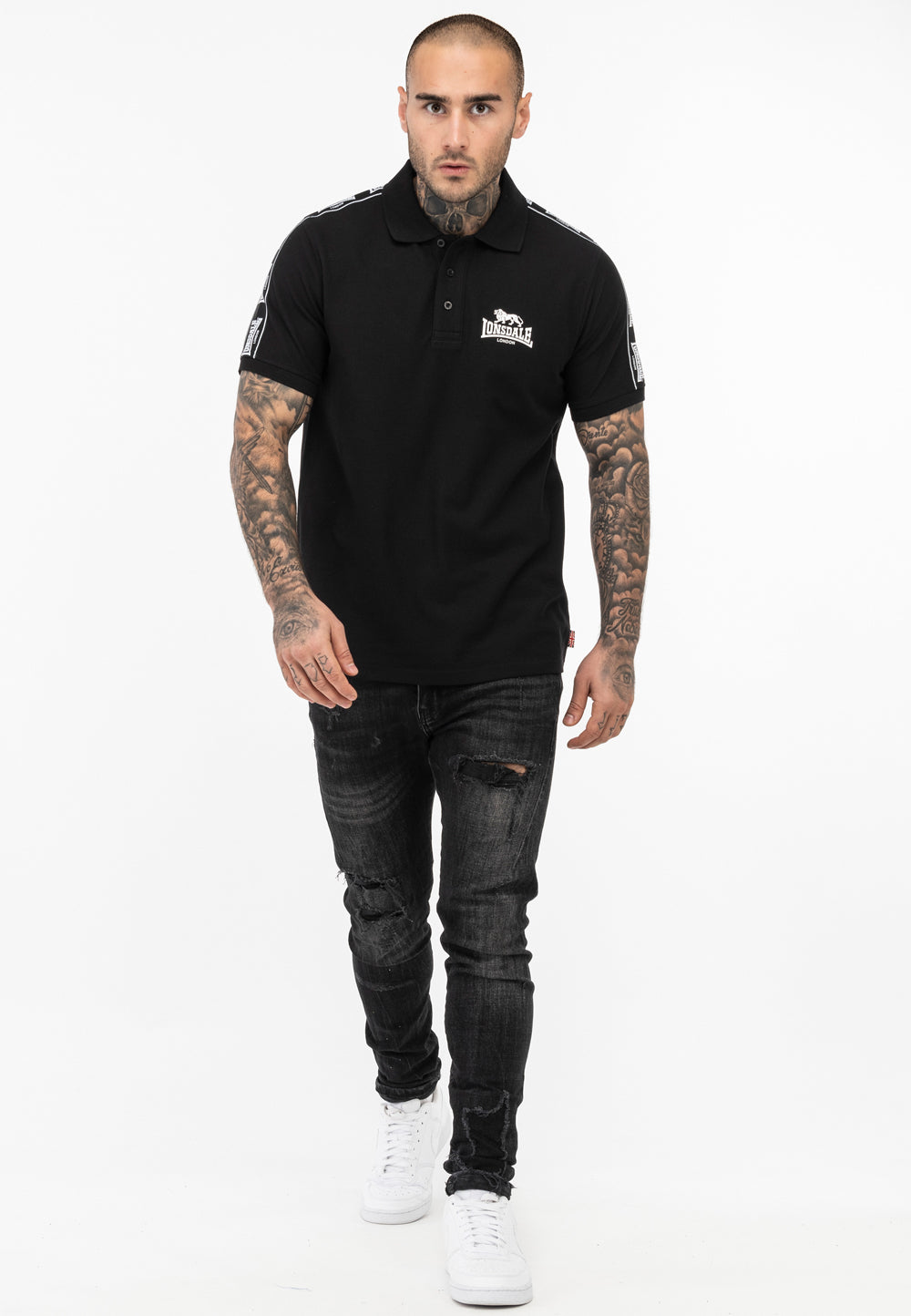 Lonsdale 117546 Setter Poloshirt - Schwarz