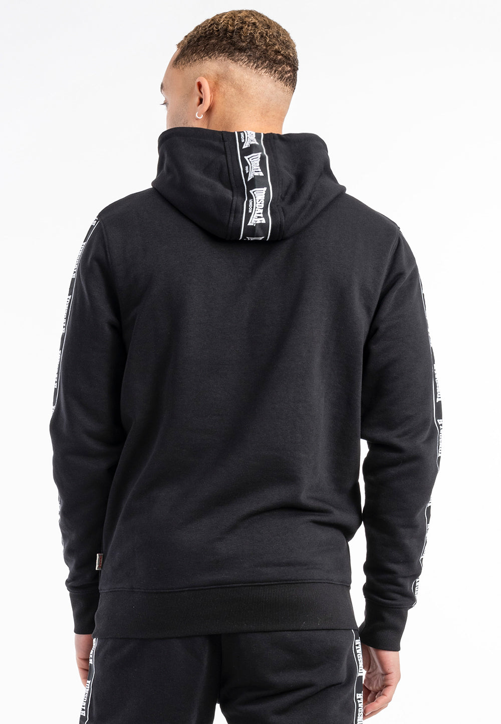 Lonsdale 117553 Scousburgh Kapuzenpullover Schwarz