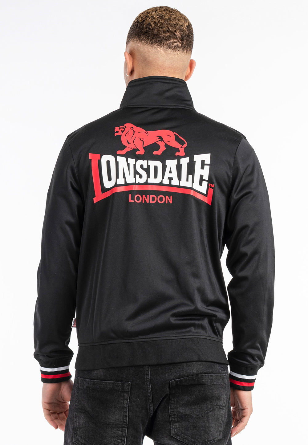 Lonsdale 117559 Skellberry Trainginsjacke Schwarz