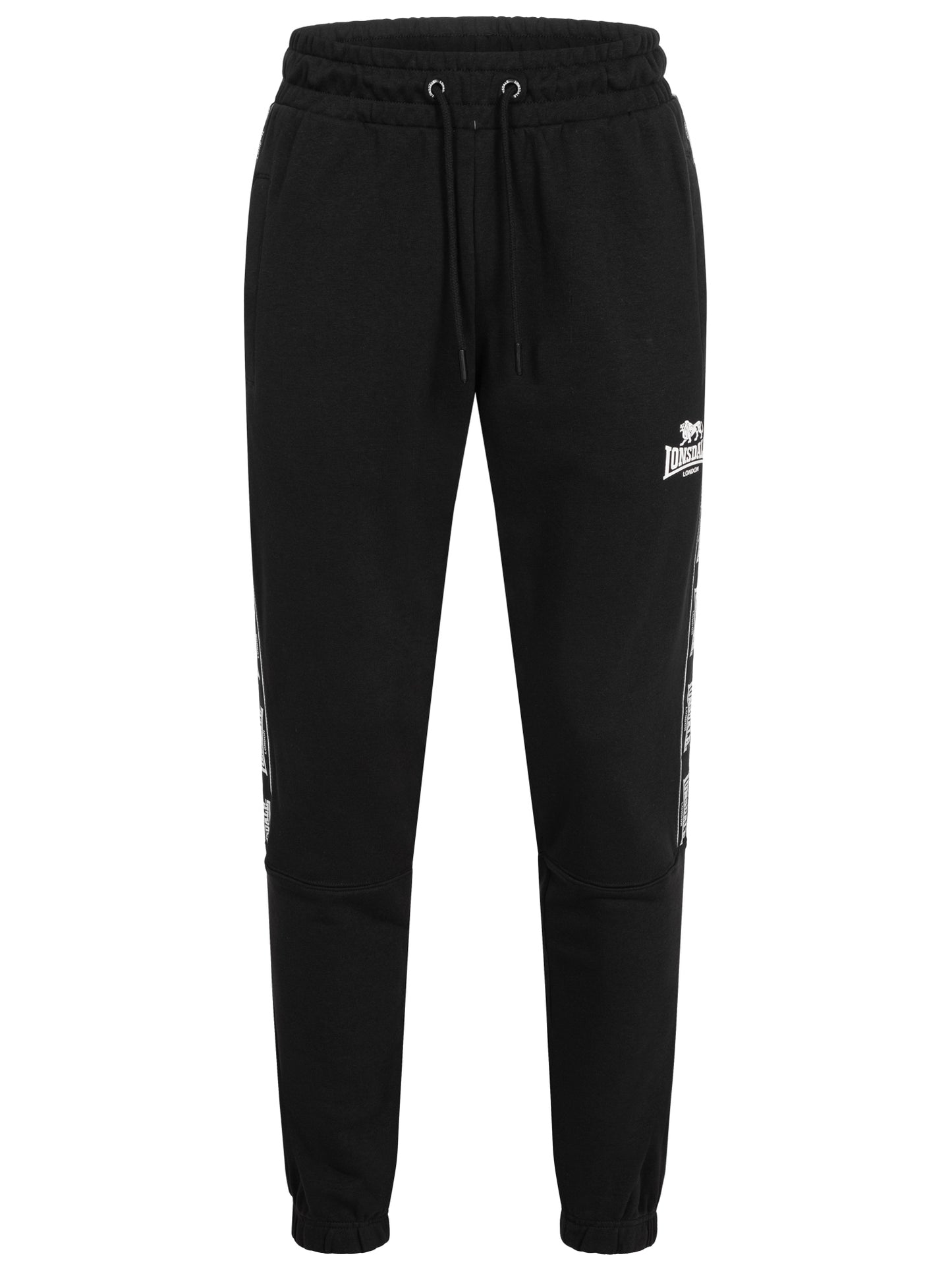 Lonsdale Jogginghose mit Logo-Tapes, sportlichem Schnitt und Seitentaschen – ideal für Freizeit und Training