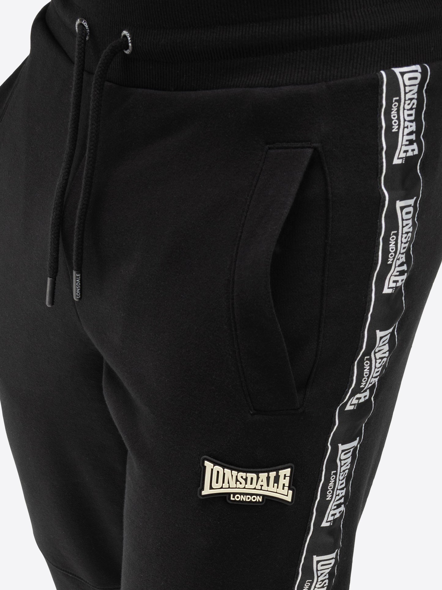 Lonsdale 117563 Tenston Jogginghose Schwarz