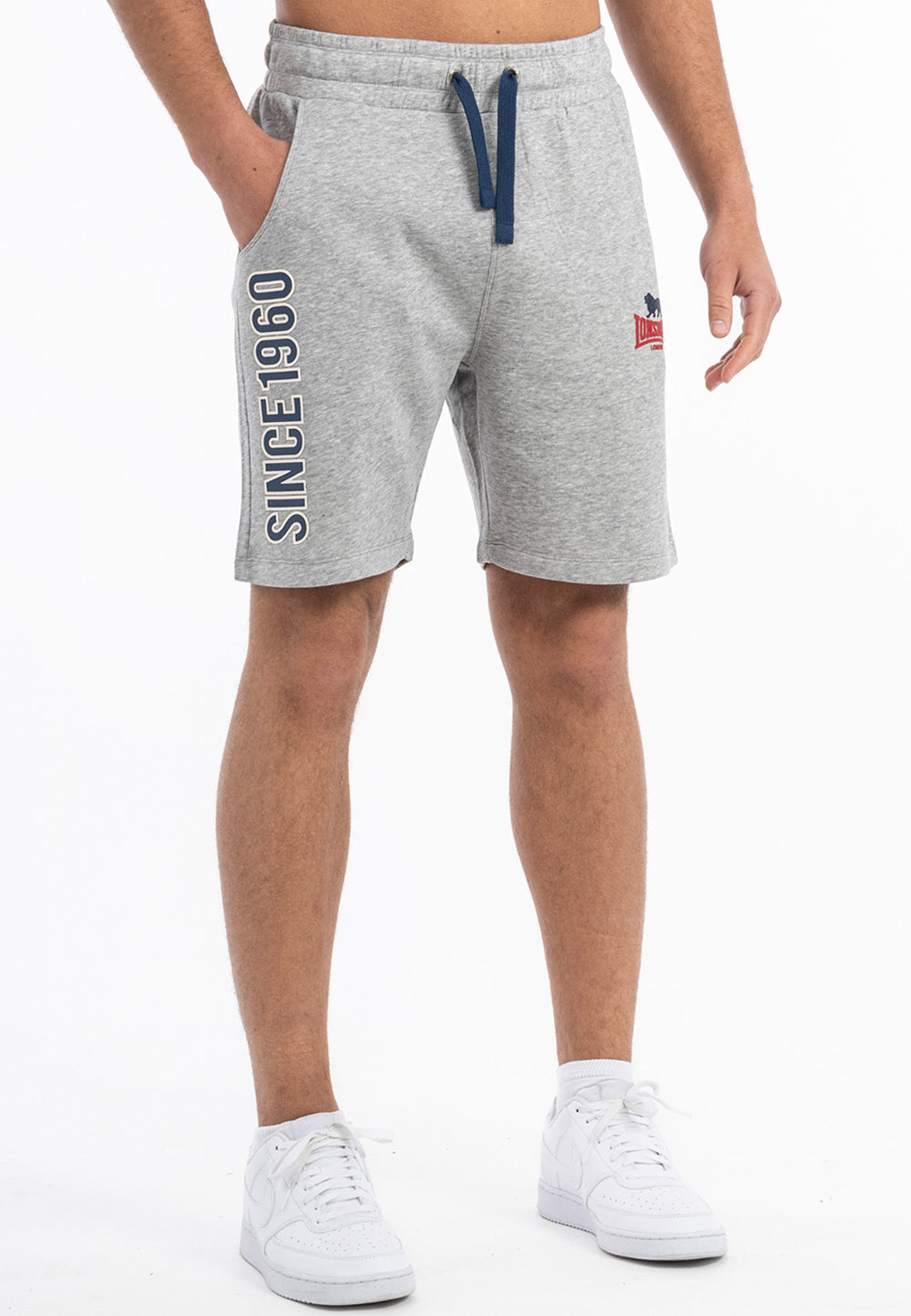 Lonsdale 117565 Skaill Shorts Marl Grey