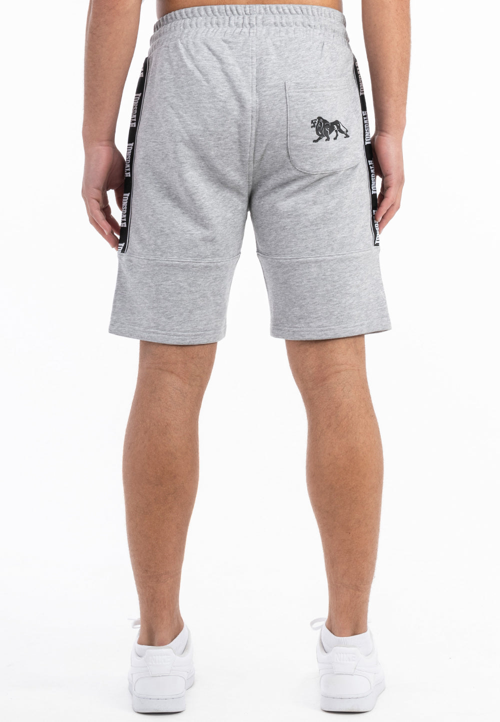 Lonsdale 117566 Scarvell Shorts Marl Grey