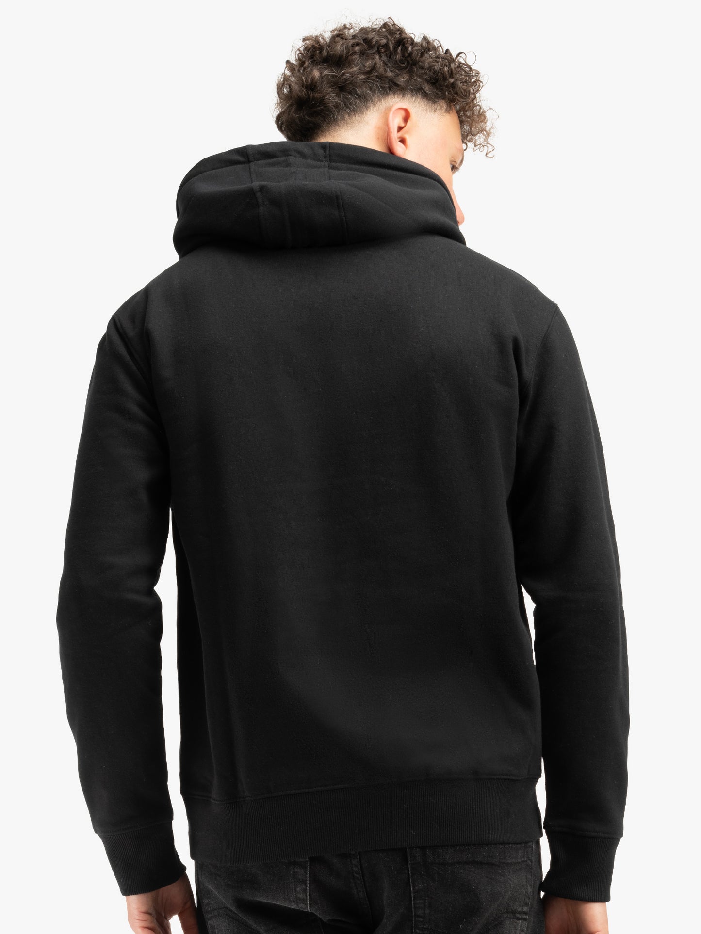 Lonsdale 117600 Gulladuff Kapuzensweatshirt Schwarz