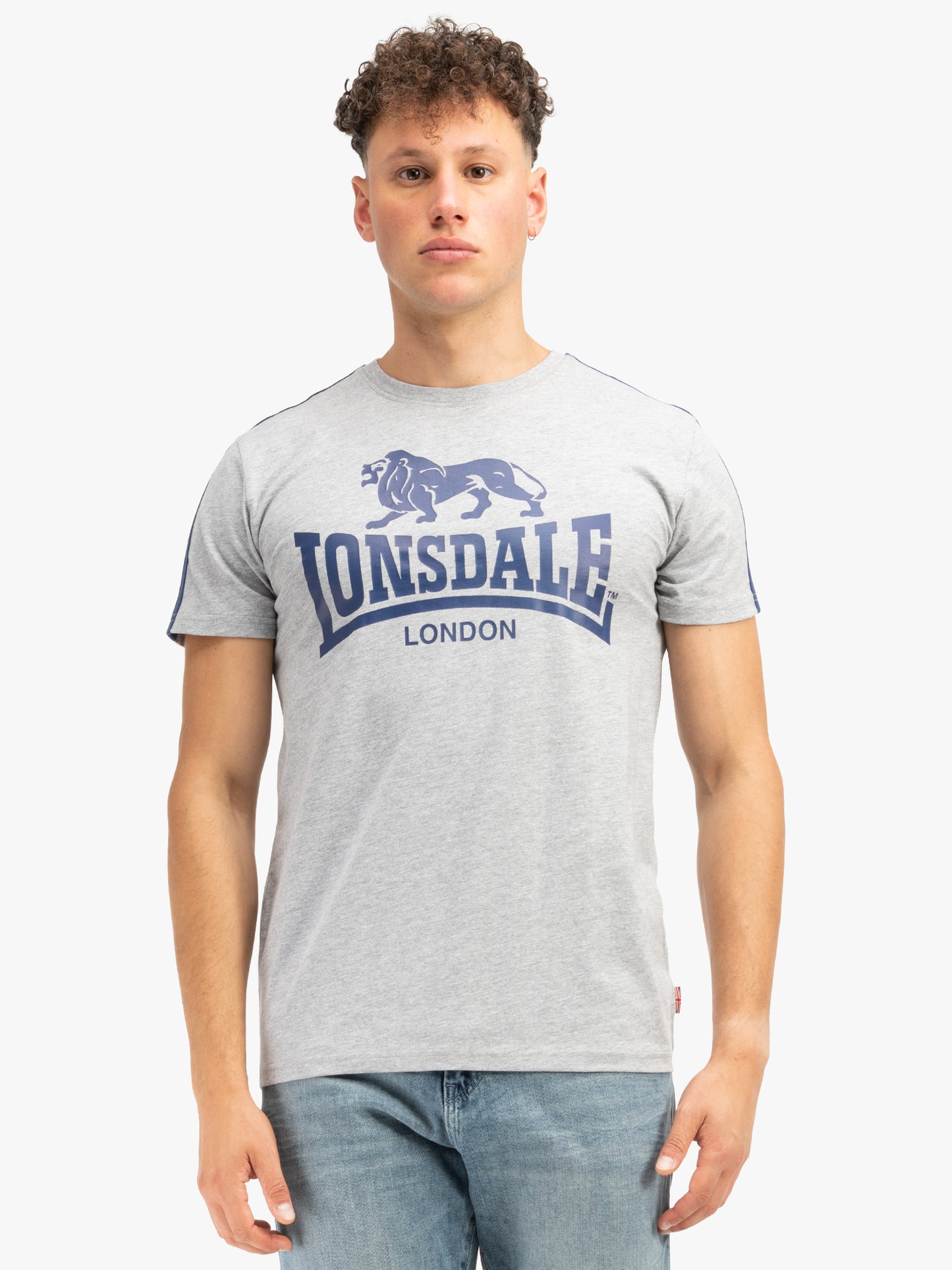 Lonsdale 117604 Henconner T-Shirt - Marl Grey