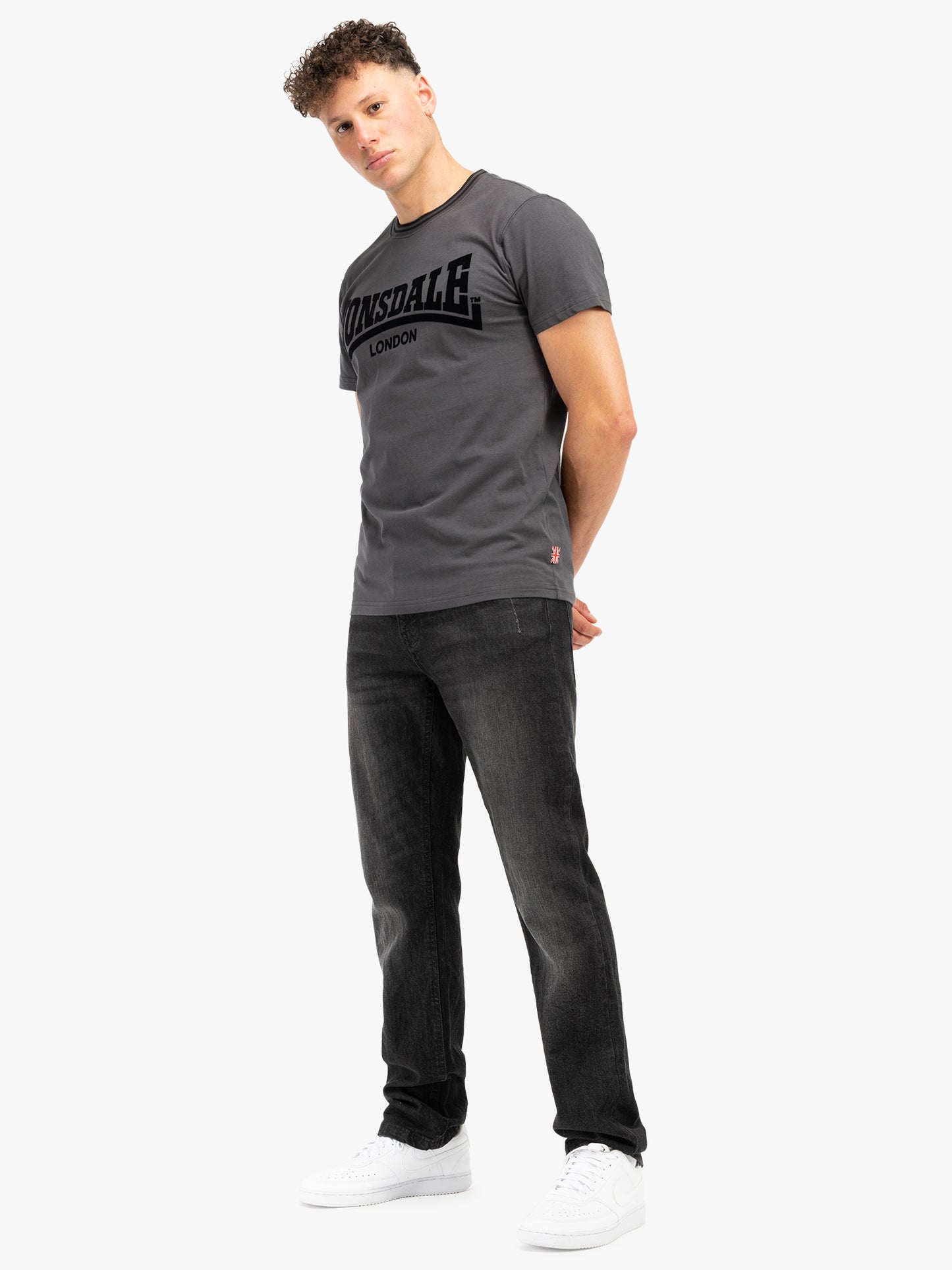 Lonsdale 117605 Potternewton T-Shirt - Anthracite
