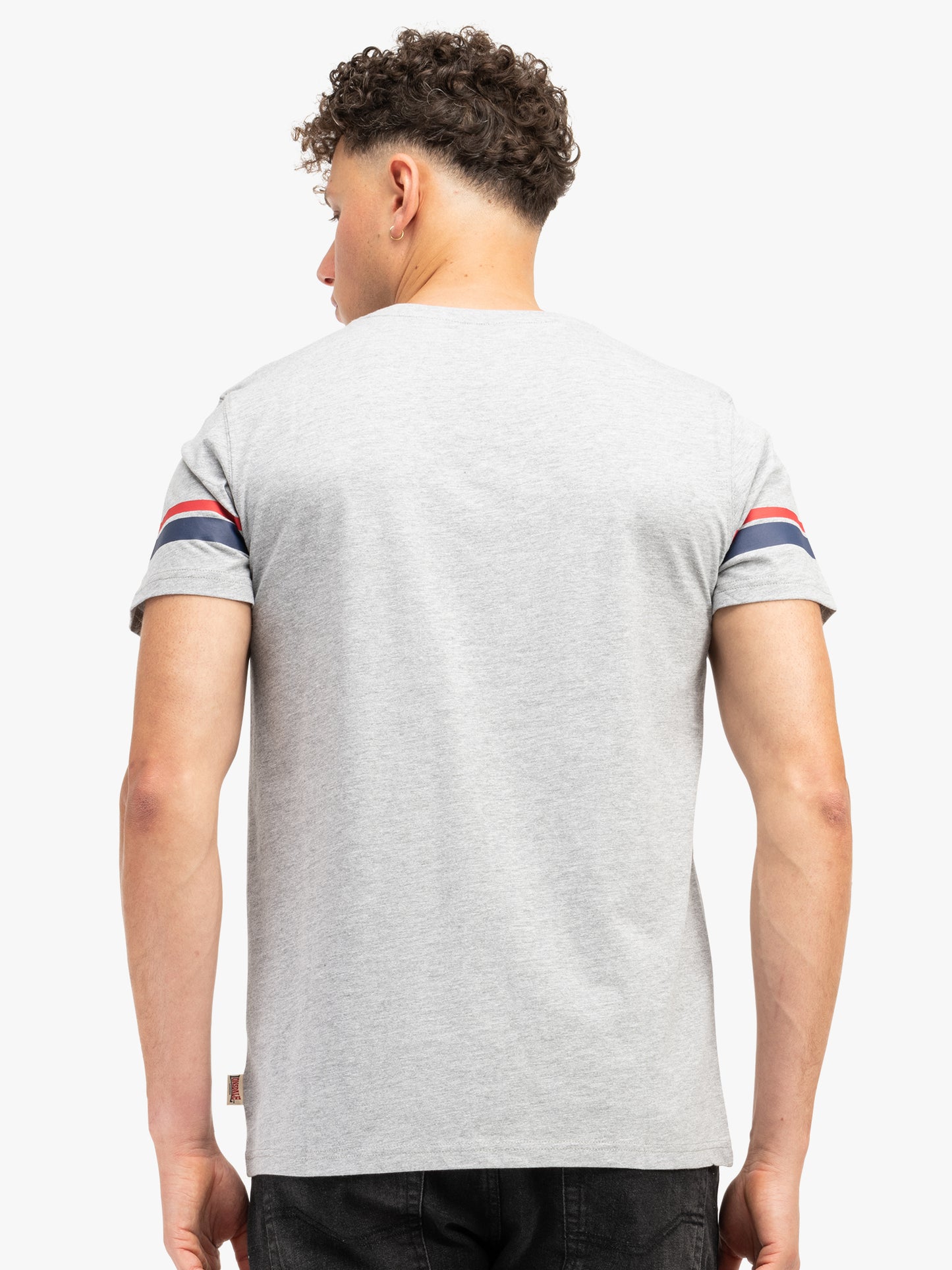 Lonsdale 117606 Methley T-Shirt - Marl Grey