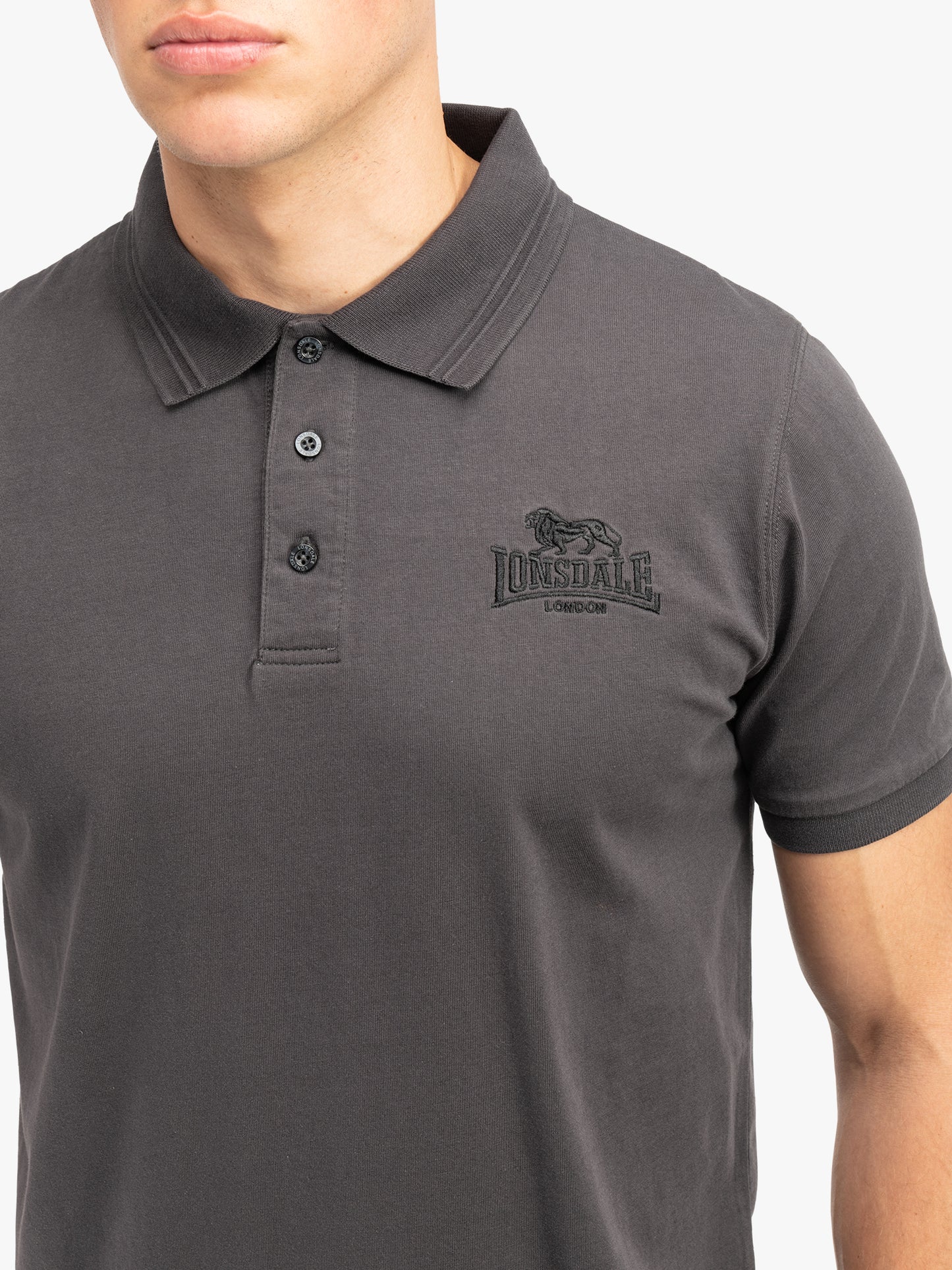 Lonsdale 117613 Lambston Poloshirt Athracite