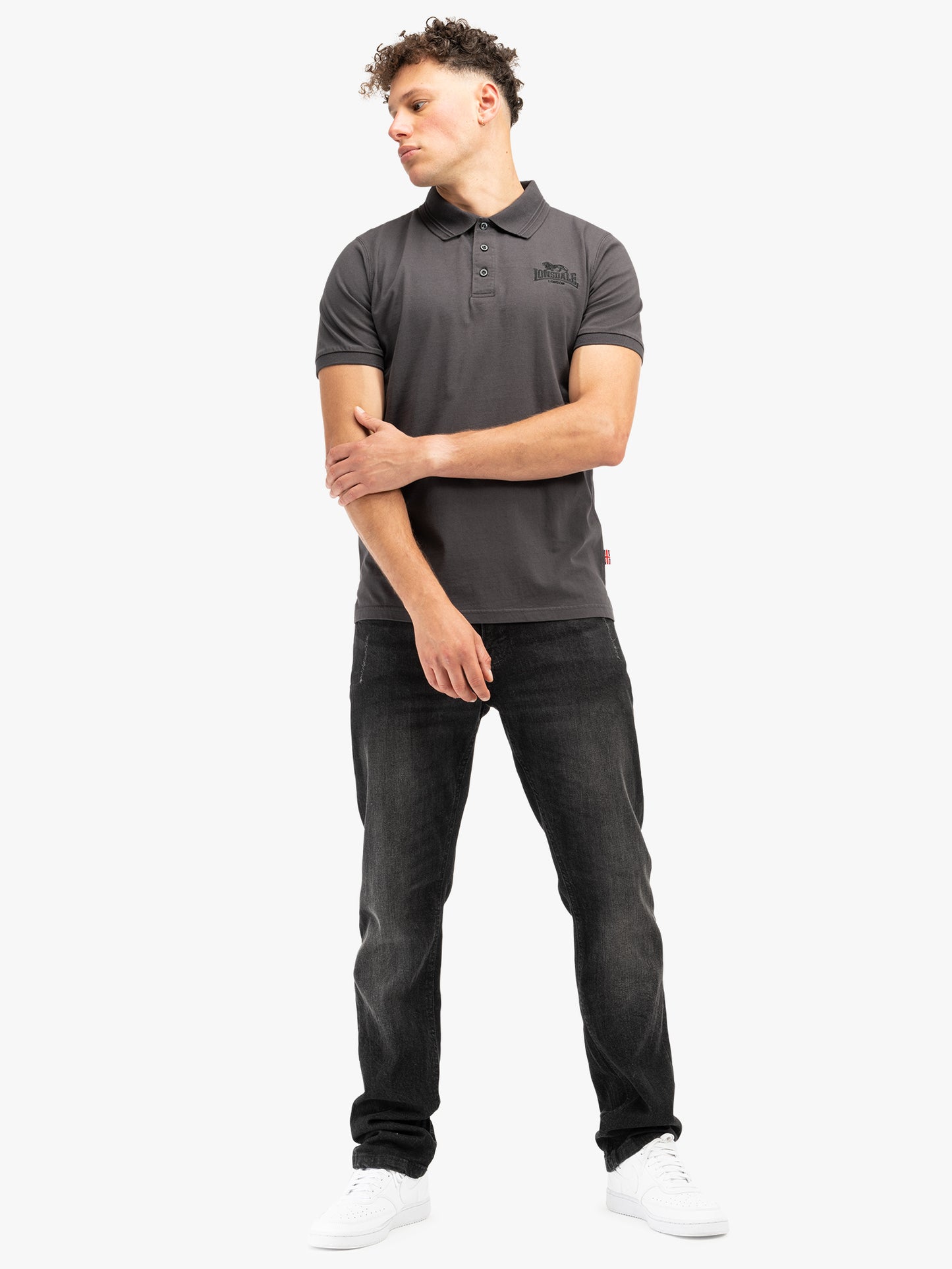 Lonsdale 117613 Lambston Poloshirt Athracite