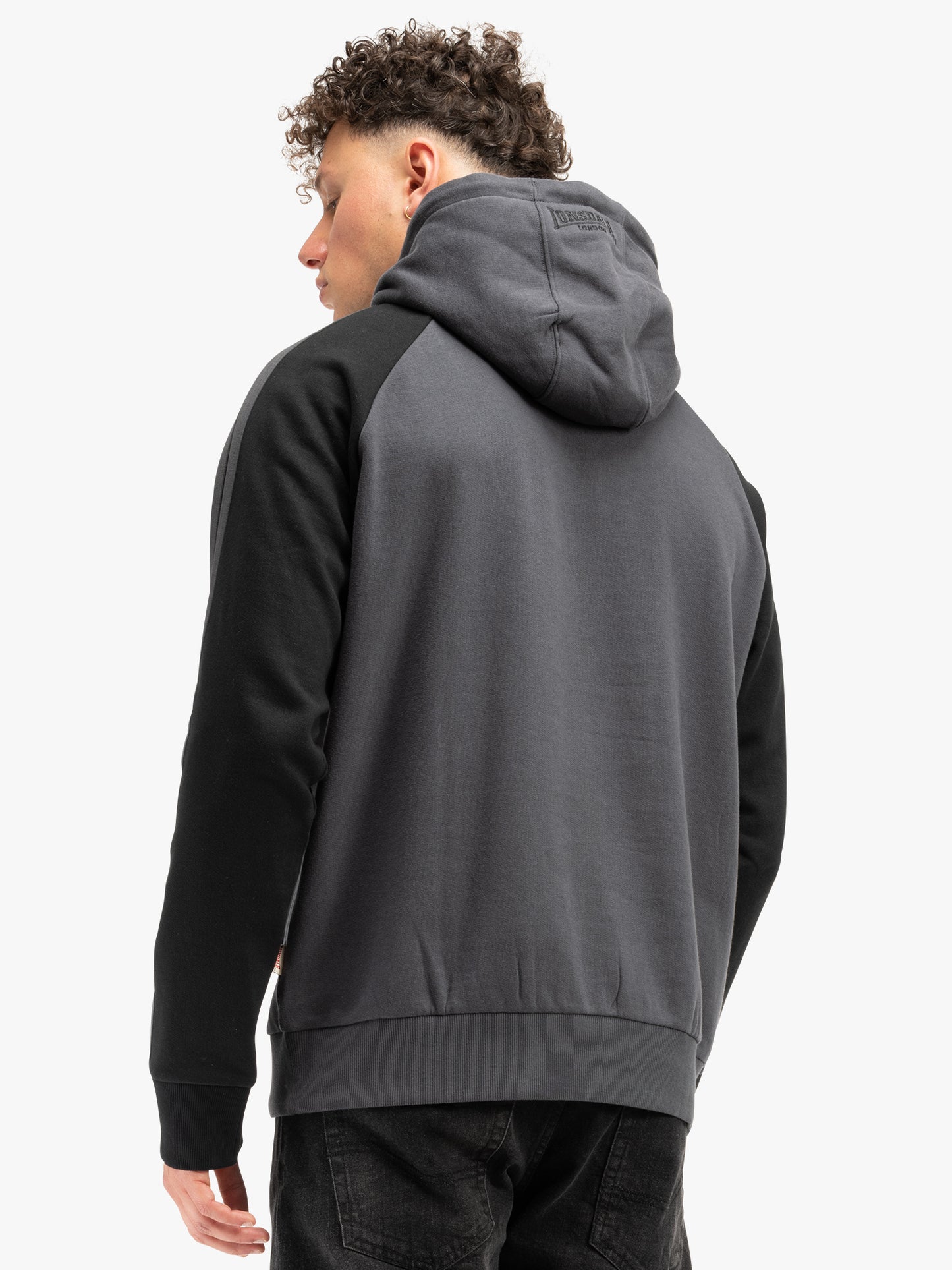 Lonsdale 117616 Linnfoots Kapuzensweatshirt Anthracite