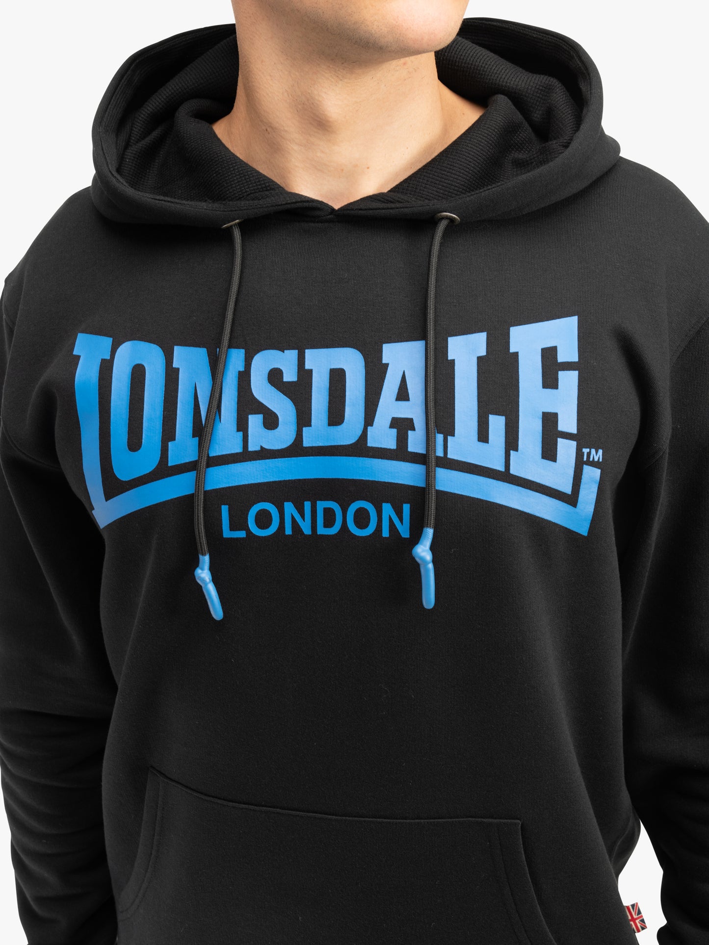 Lonsdale 117617 Chatsworth Kapuzenpullover Schwarz