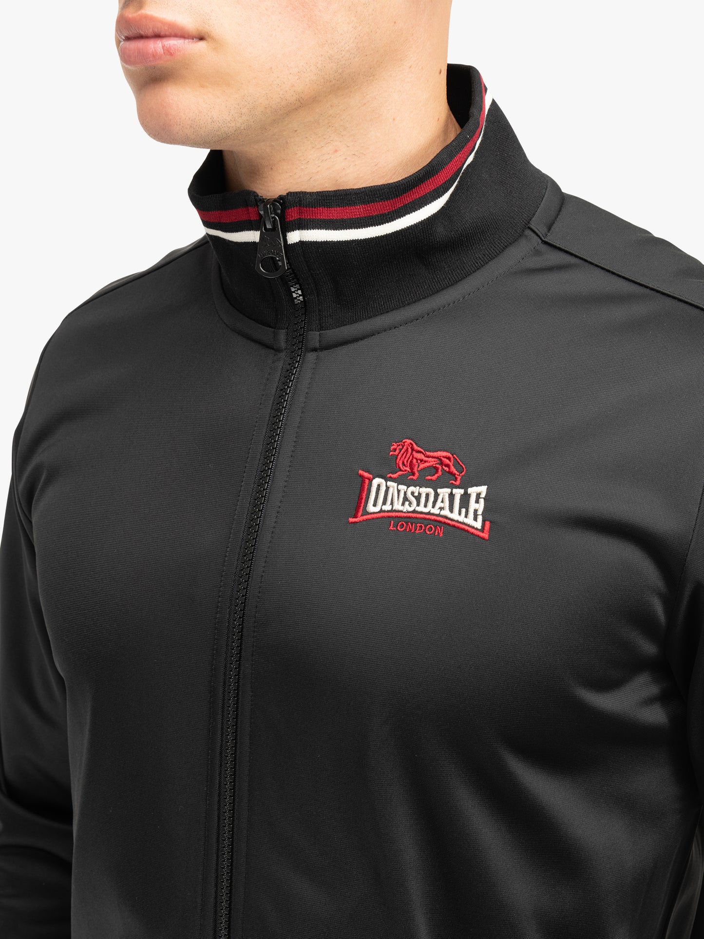Lonsdale 117621 Irthing Trainingsjacke Schwarz