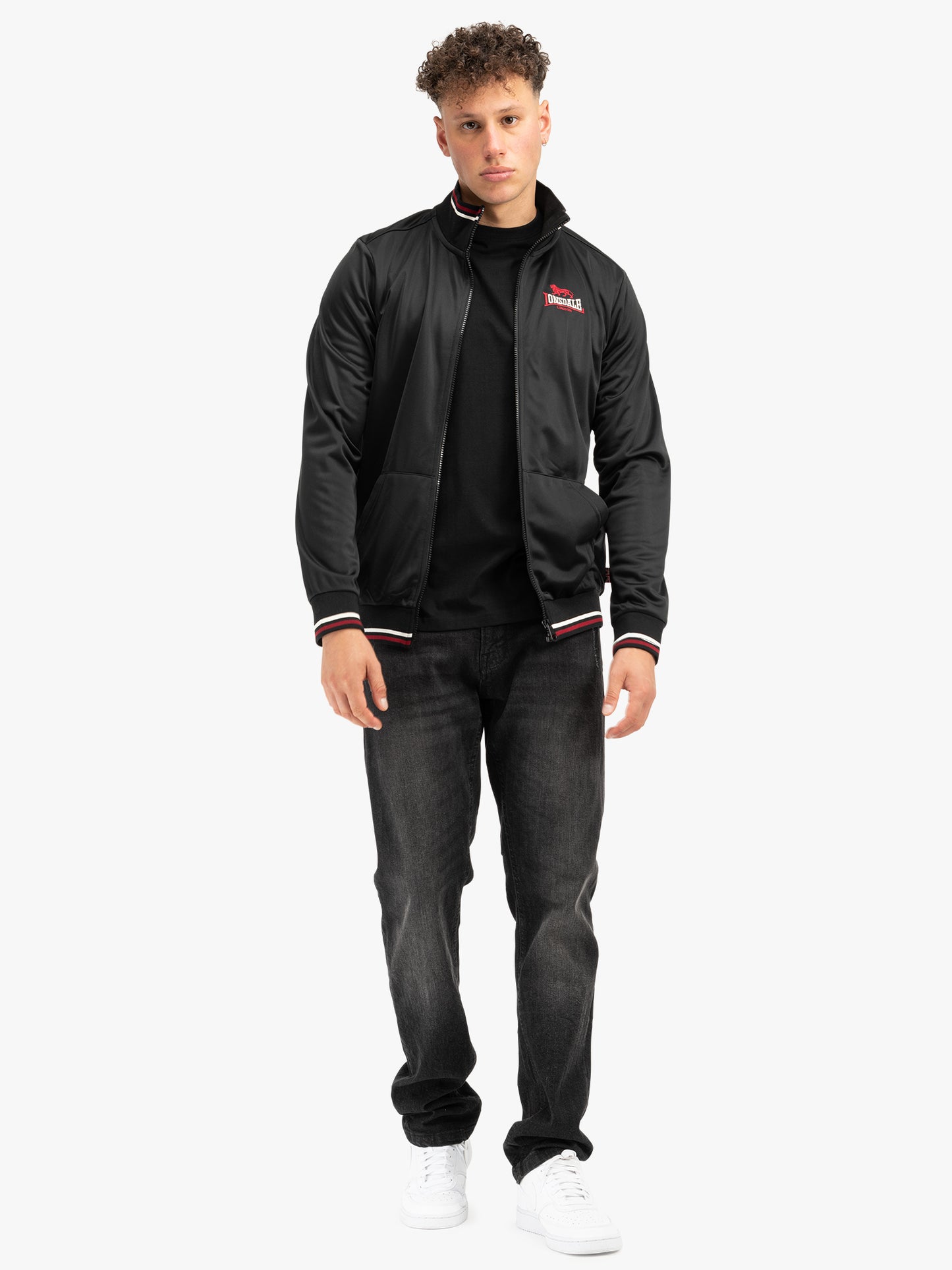 Lonsdale 117621 Irthing Trainingsjacke Schwarz