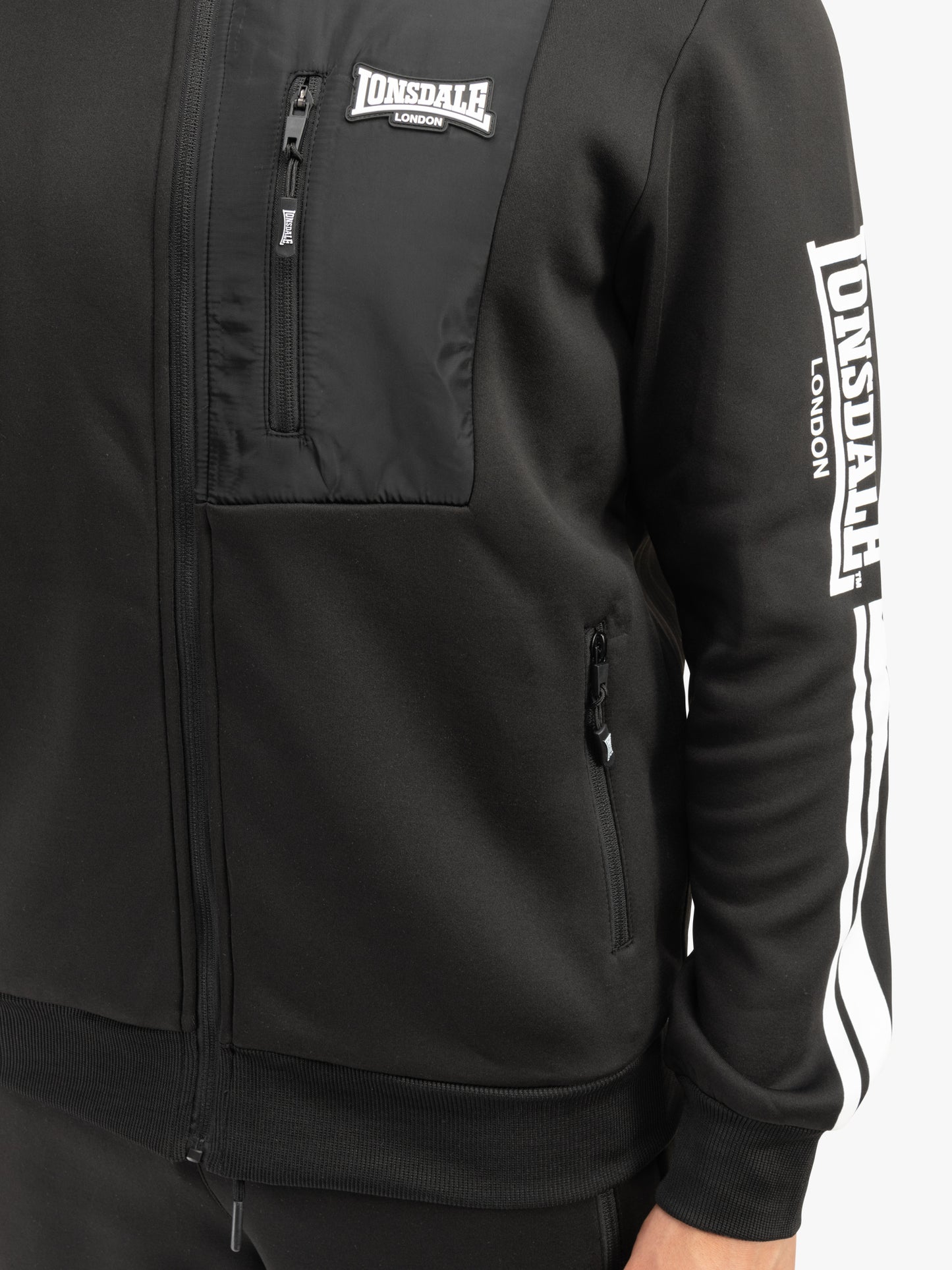 Lonsdale 117627 Bulough Jogginganzug Schwarz