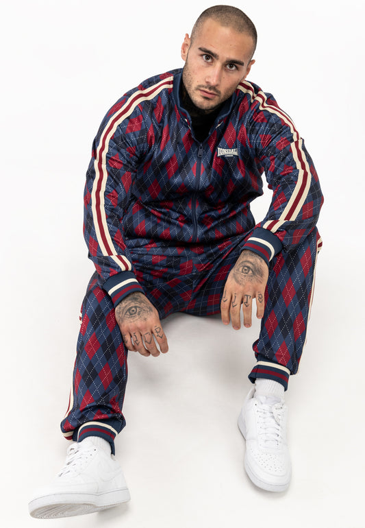 Lonsdale 117636 Redford Jogginganzug Navy/Rot/Ecru
