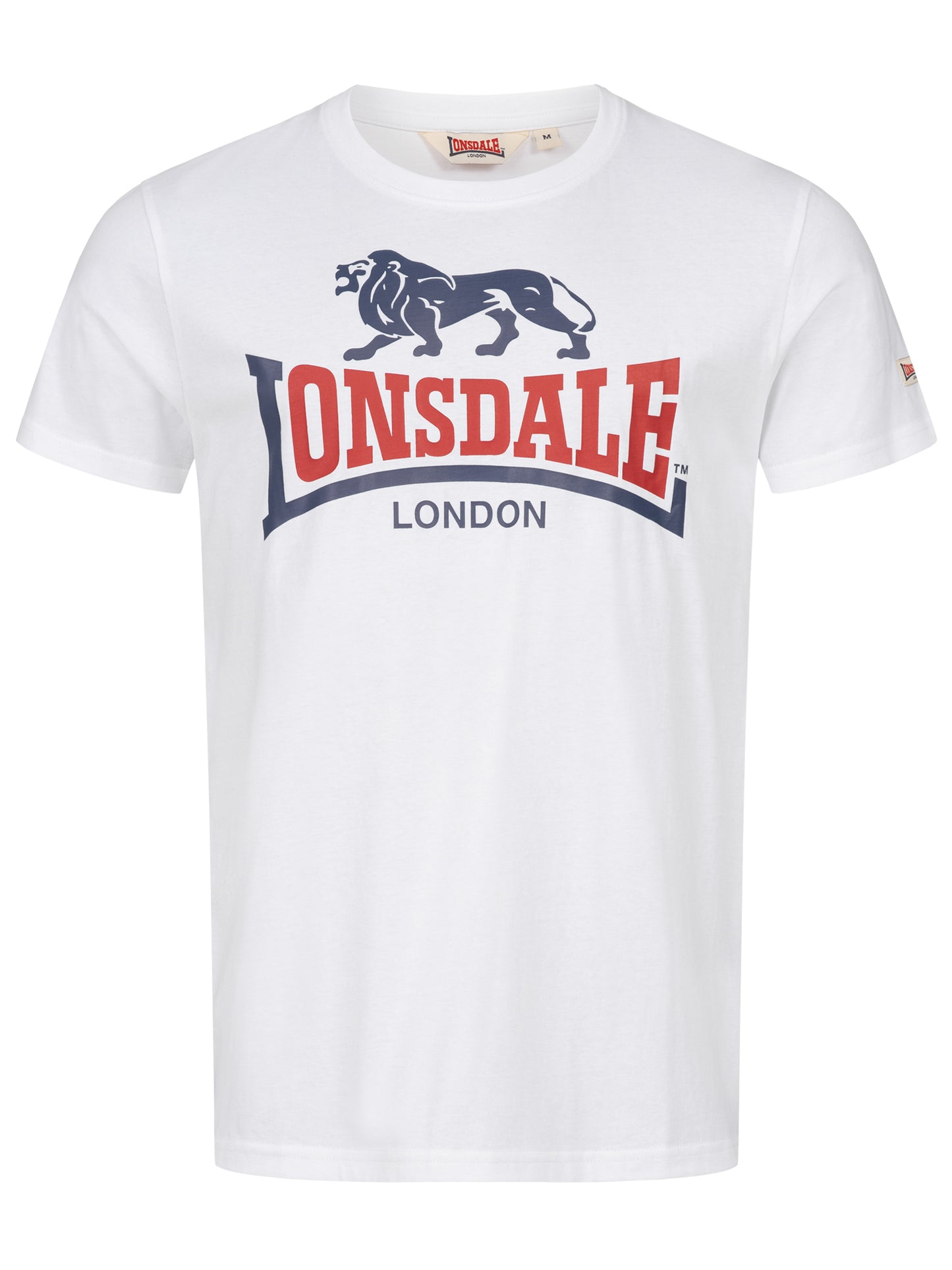 Lonsdale 117656 Lion Two Tone T-Shirt - Weiss