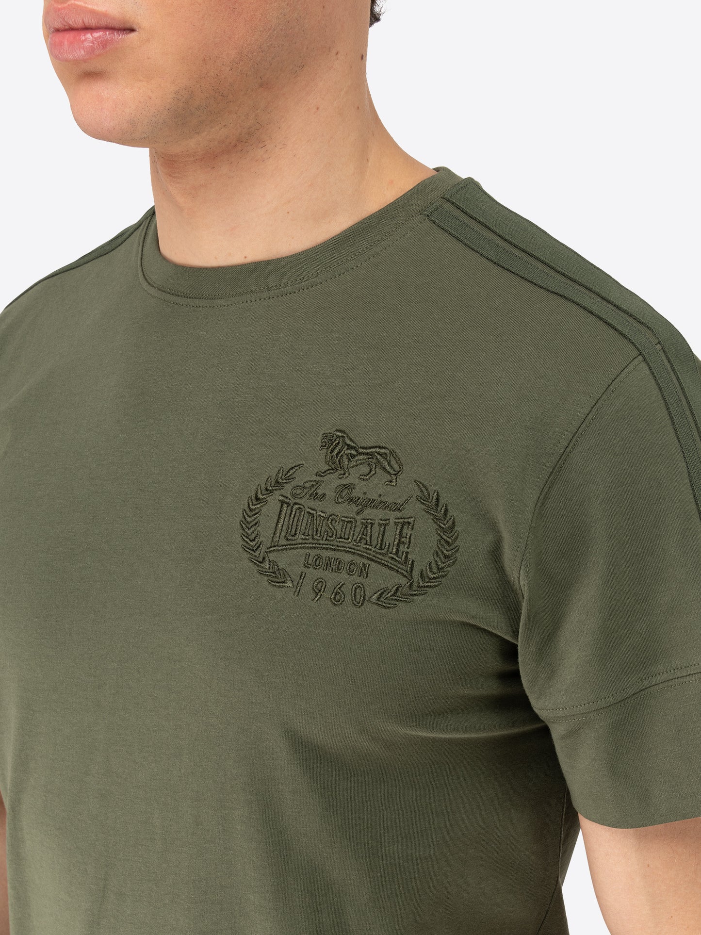 Lonsdale 117657 Breock T-Shirt - Olive