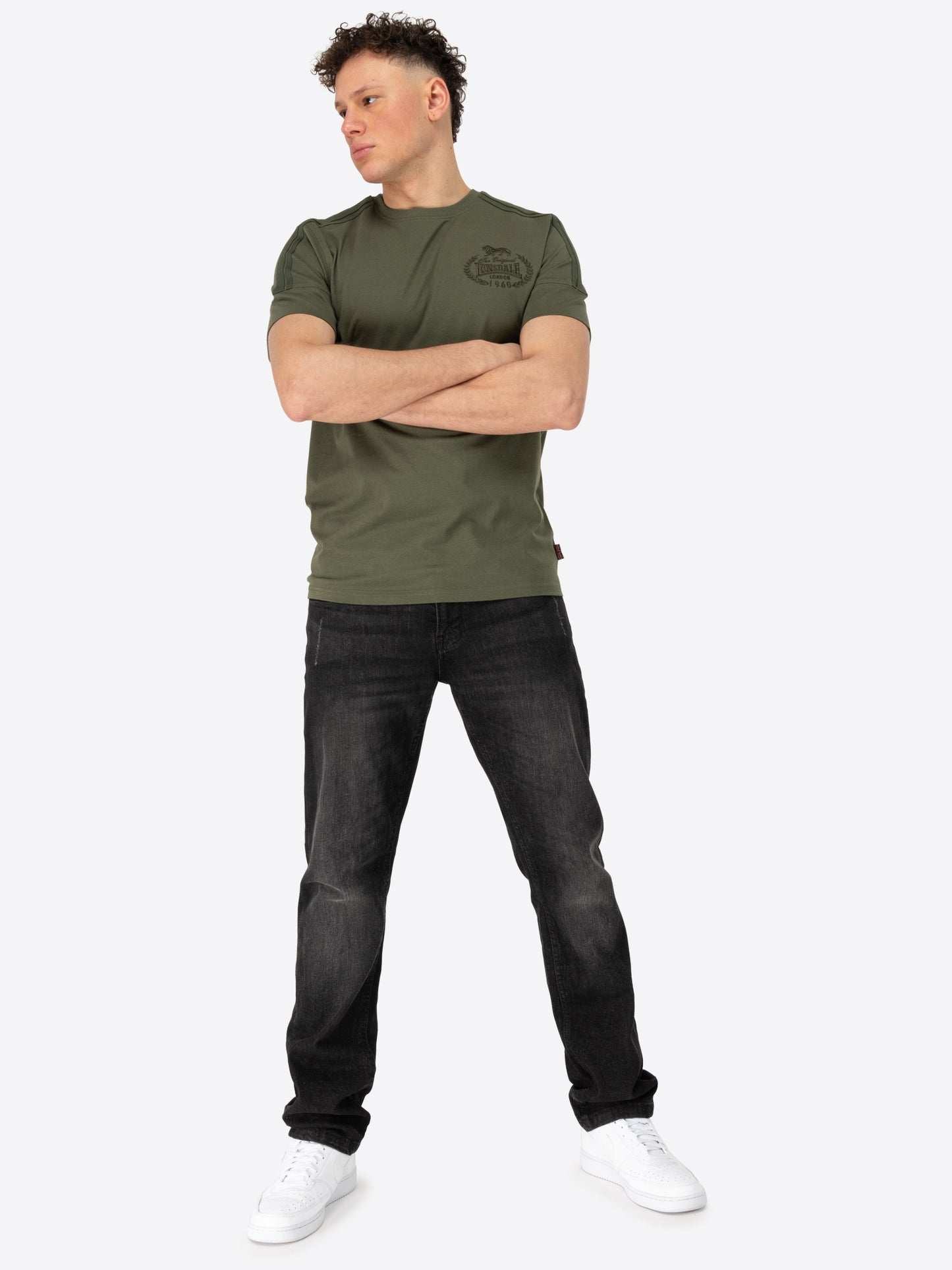 Lonsdale 117657 Breock T-Shirt - Olive