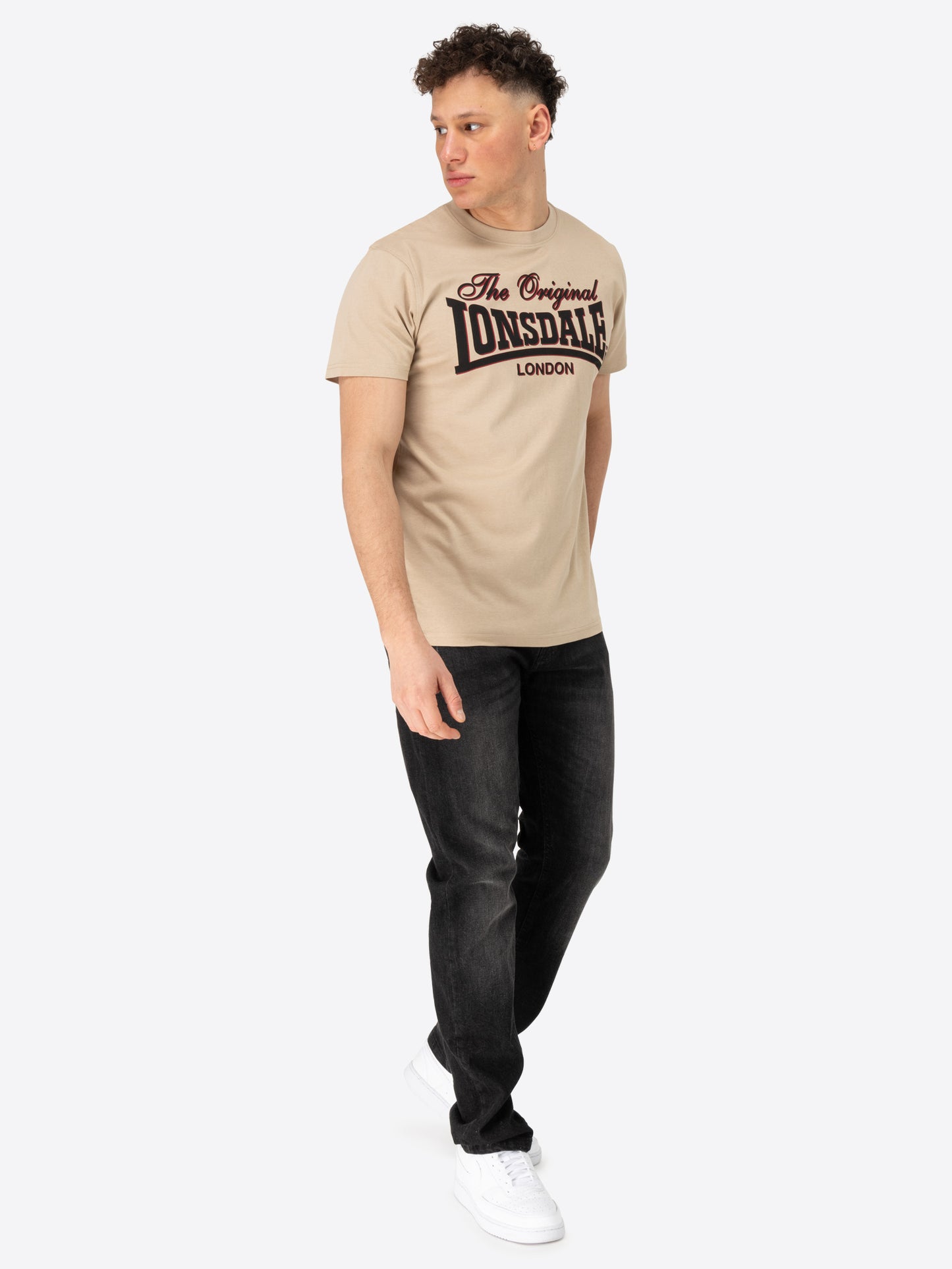 Lonsdale 117660 Cotha T-Shirt - Sand
