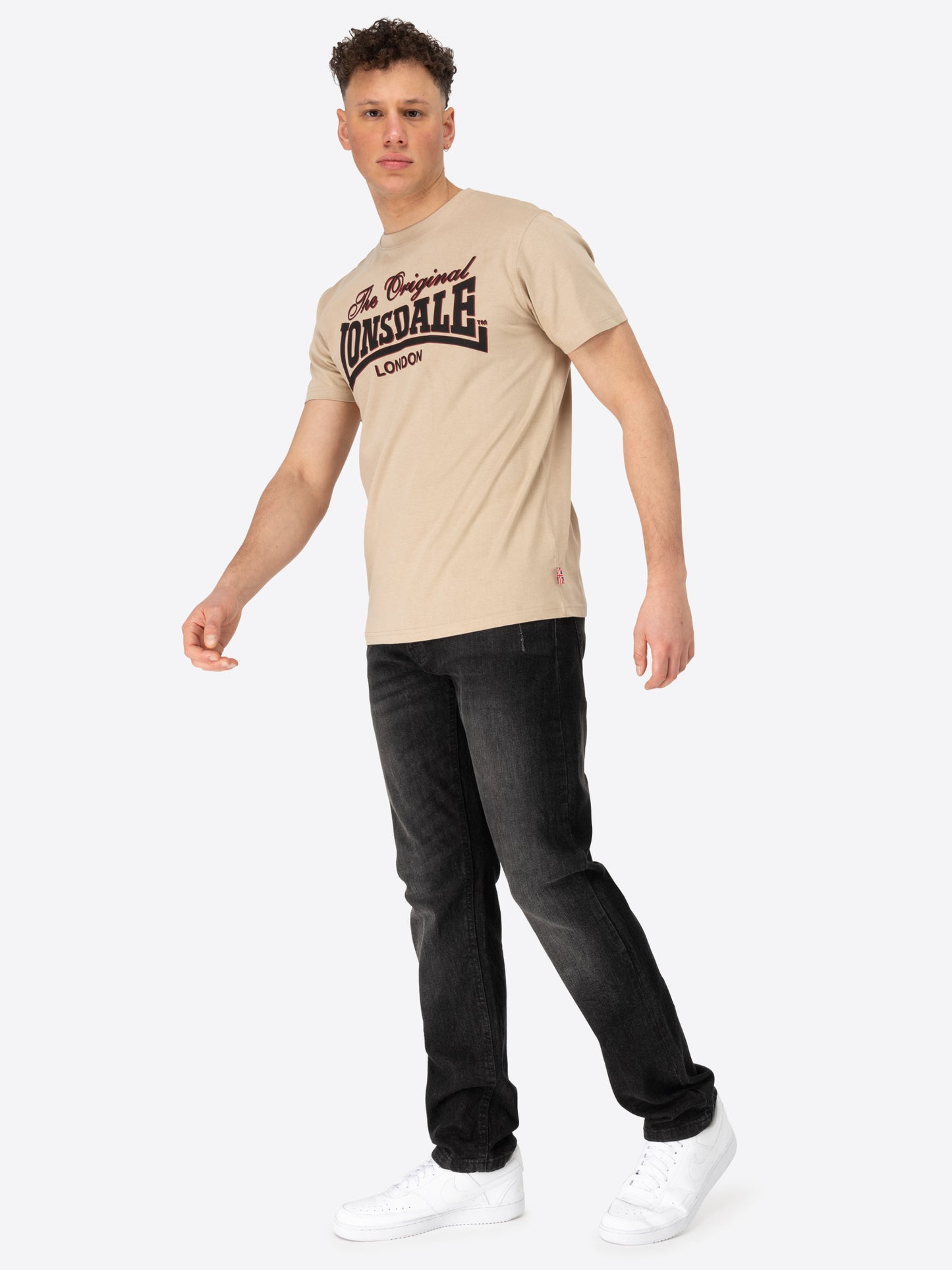 Lonsdale 117660 Cotha T-Shirt - Sand