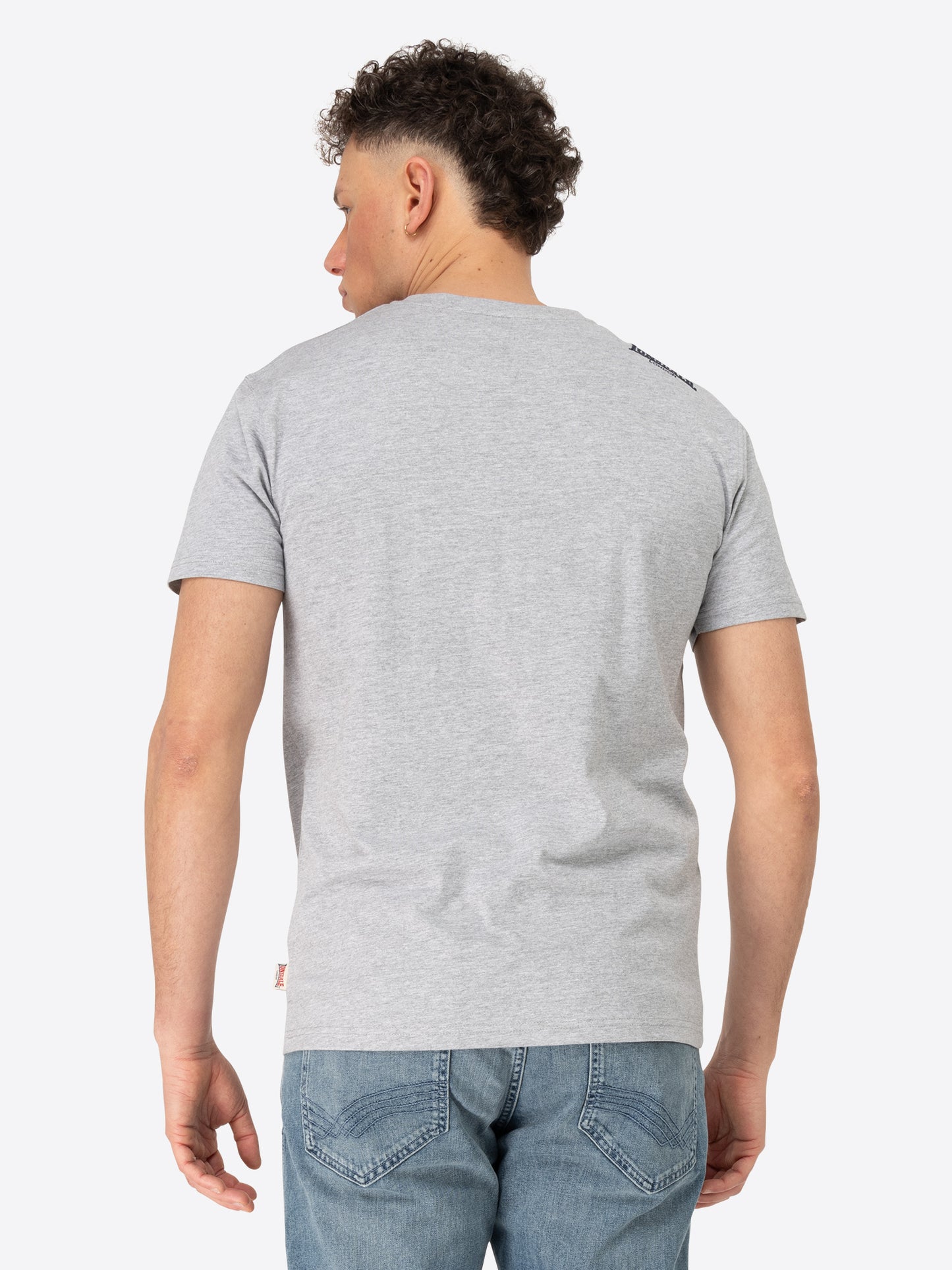 Lonsdale 117661 Trevose T-Shirt - Marl Grey