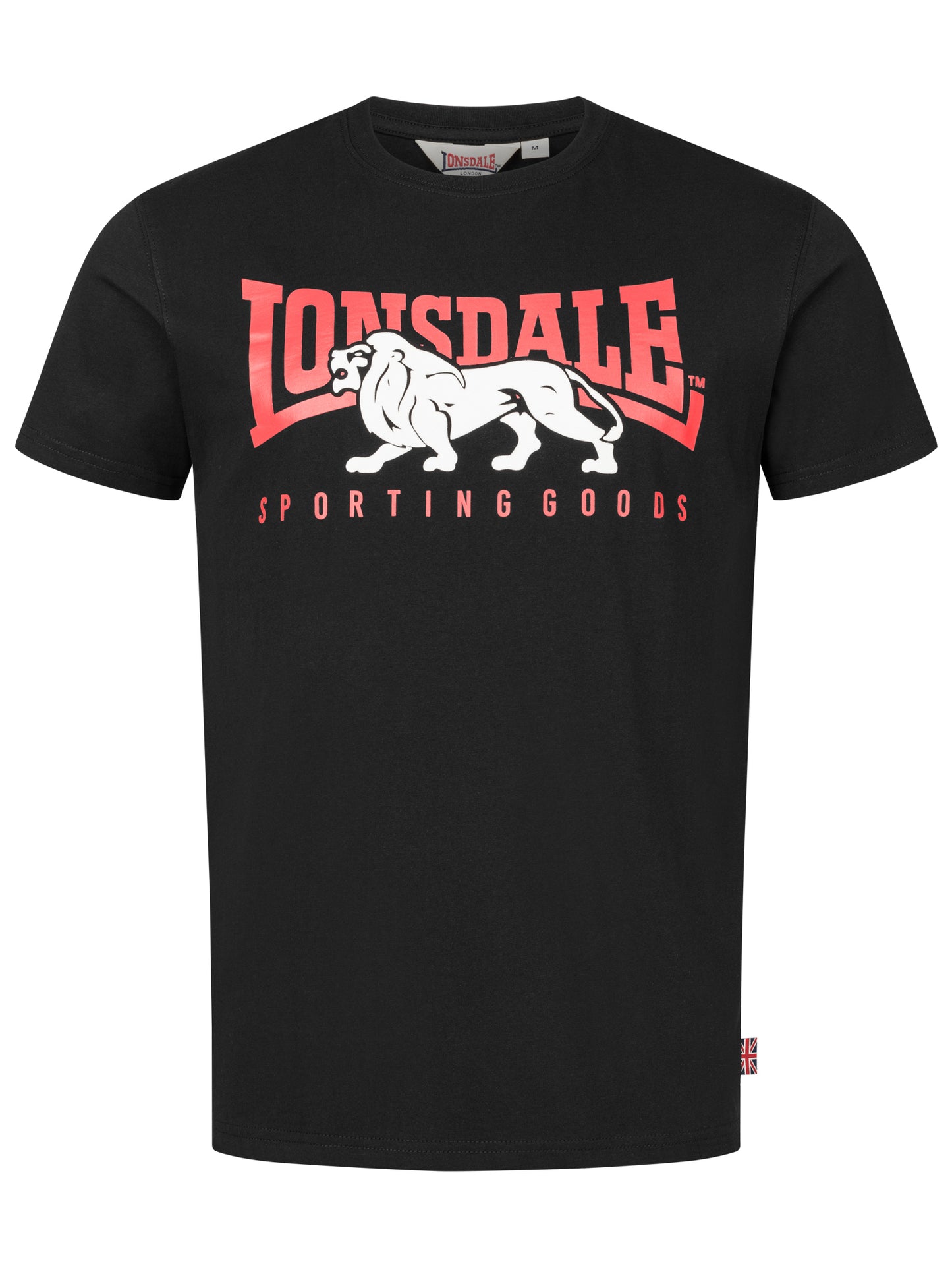 Lonsdale 117664 Ervan T-Shirt - Schwarz