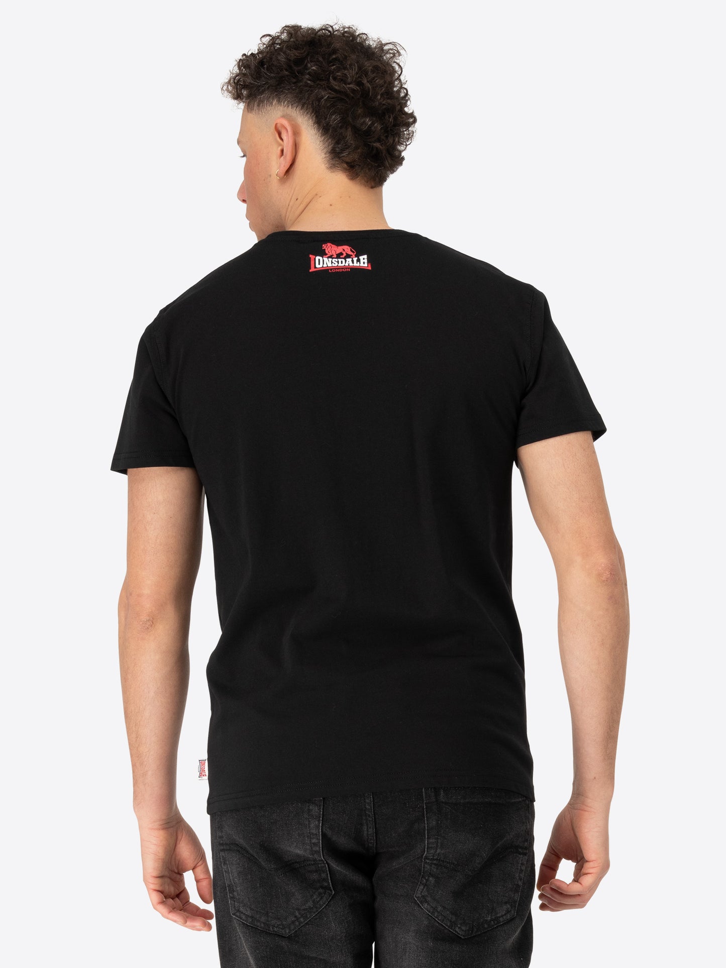 Lonsdale 117664 Ervan T-Shirt - Schwarz