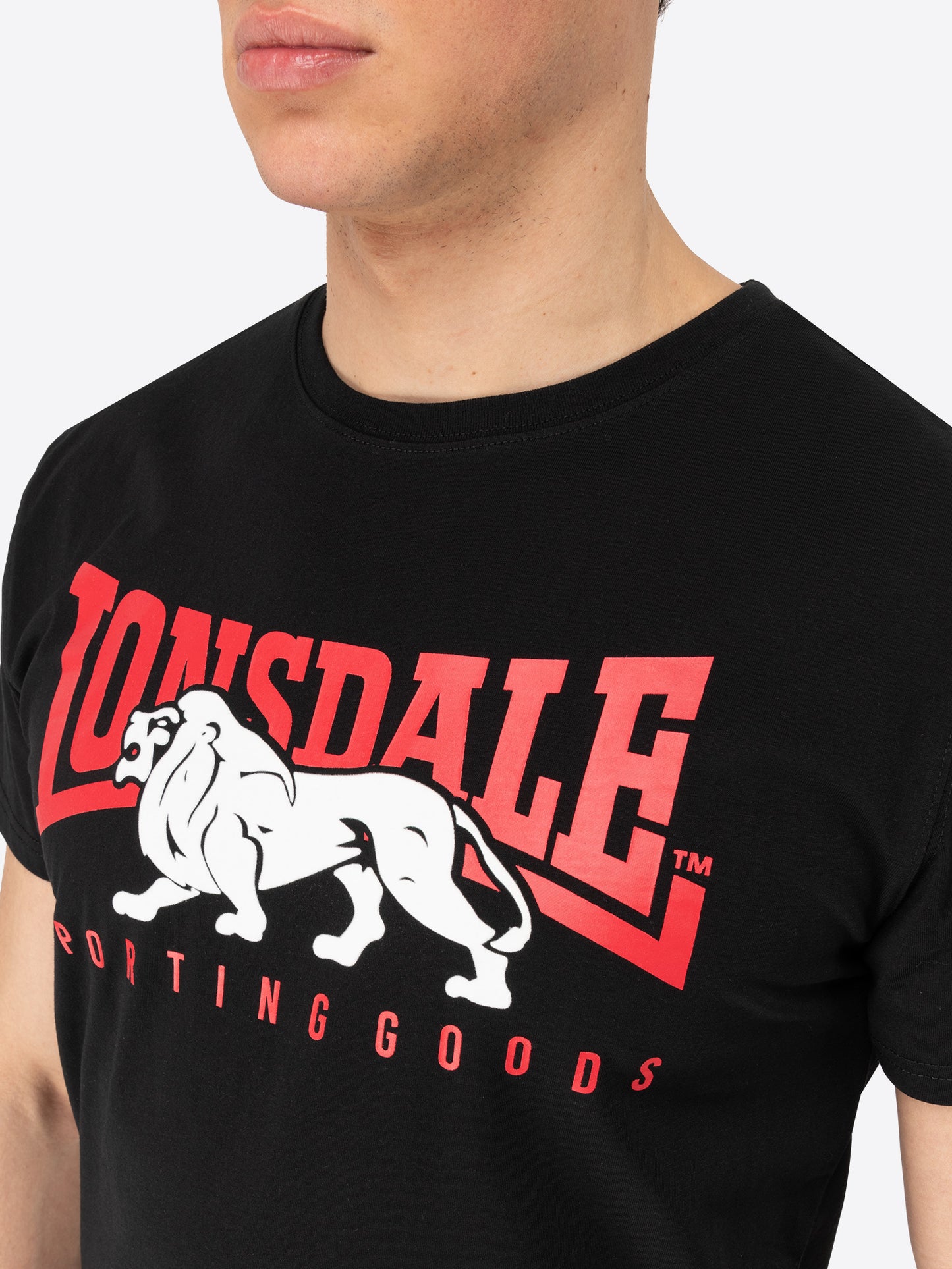 Lonsdale 117664 Ervan T-Shirt - Schwarz