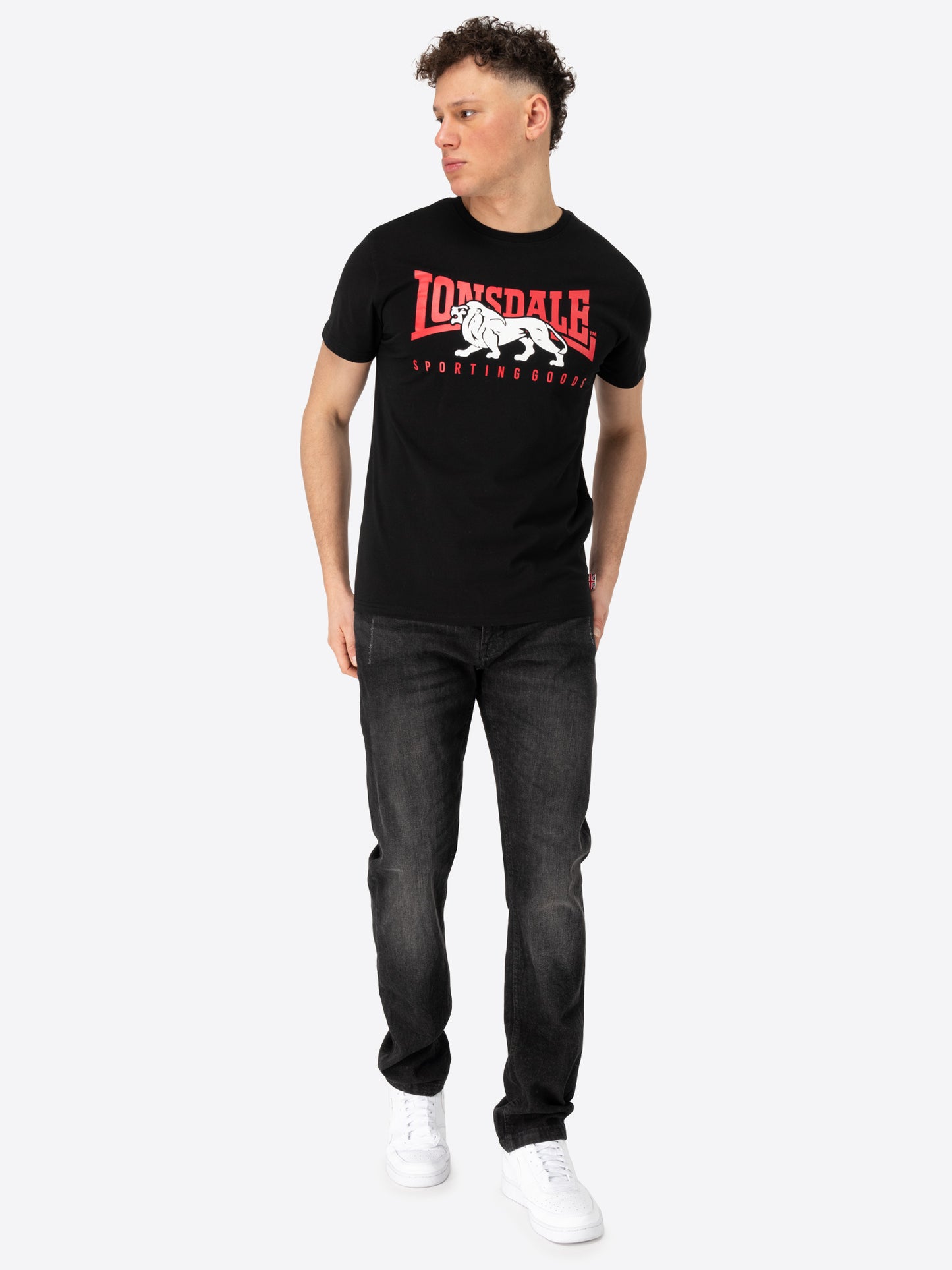 Lonsdale 117664 Ervan T-Shirt - Schwarz