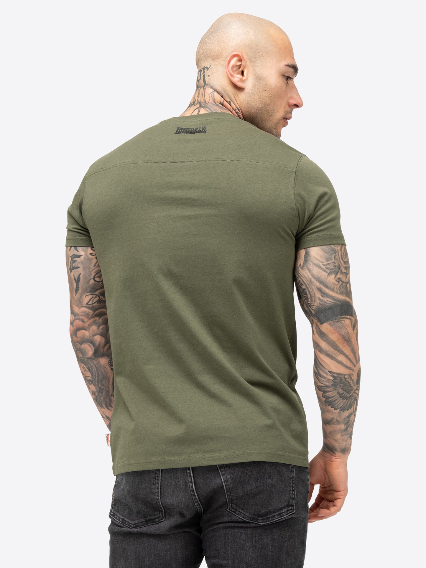Lonsdale 117669 Crantock T-Shirt - Olive