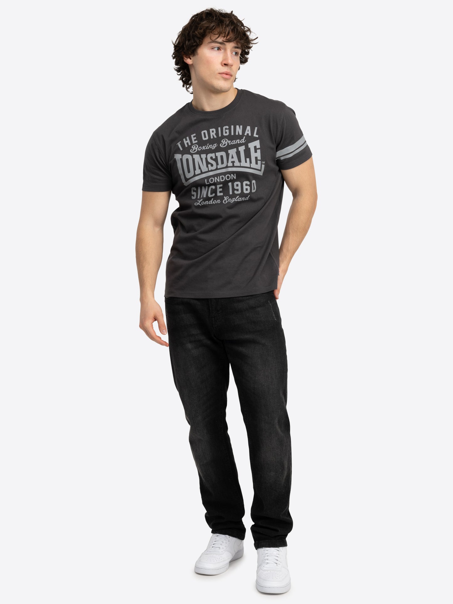 Lonsdale 117671 Winnard T-Shirt Anthracite