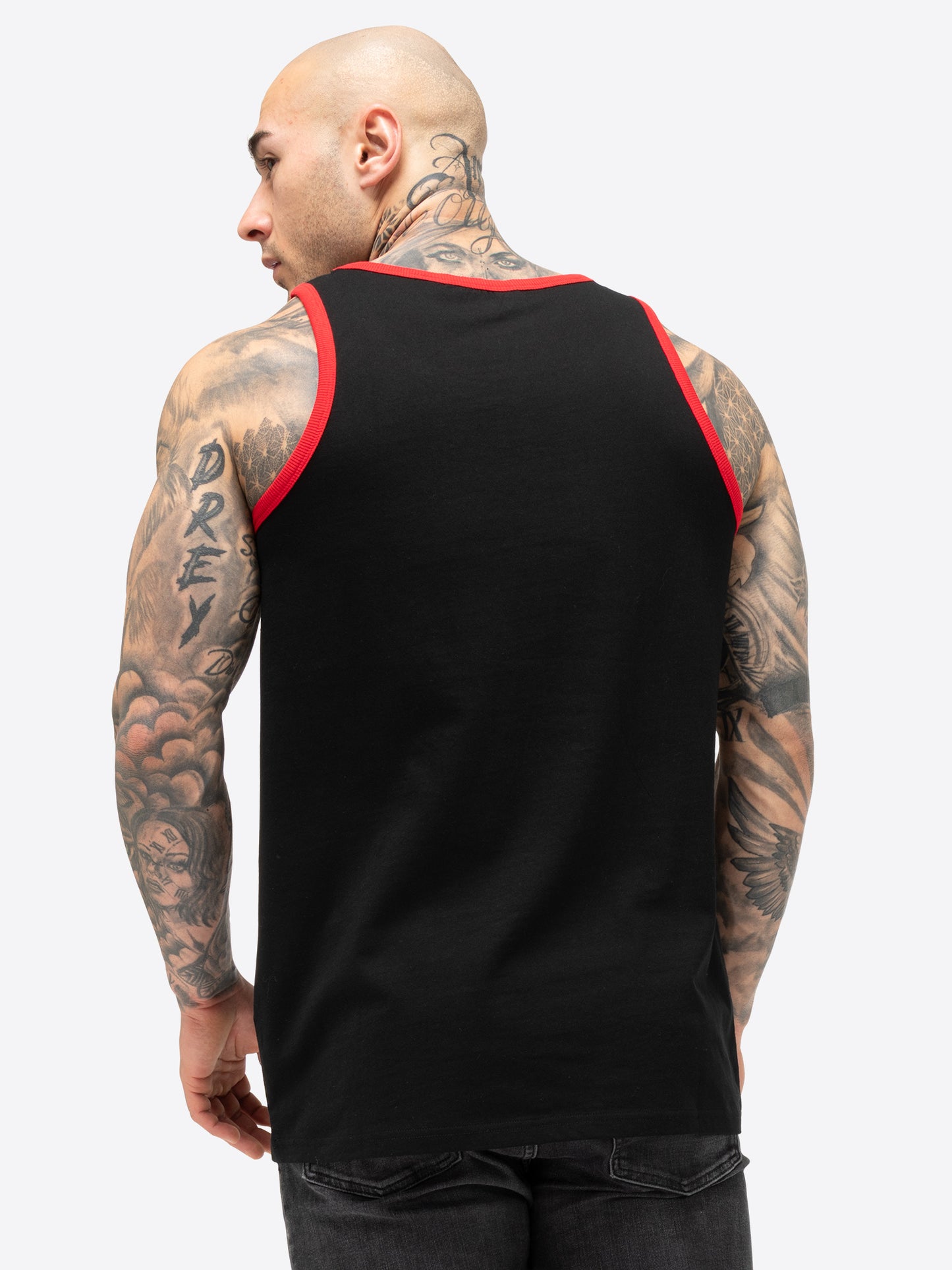 Lonsdale 117677 Andover Schwarz/Rot